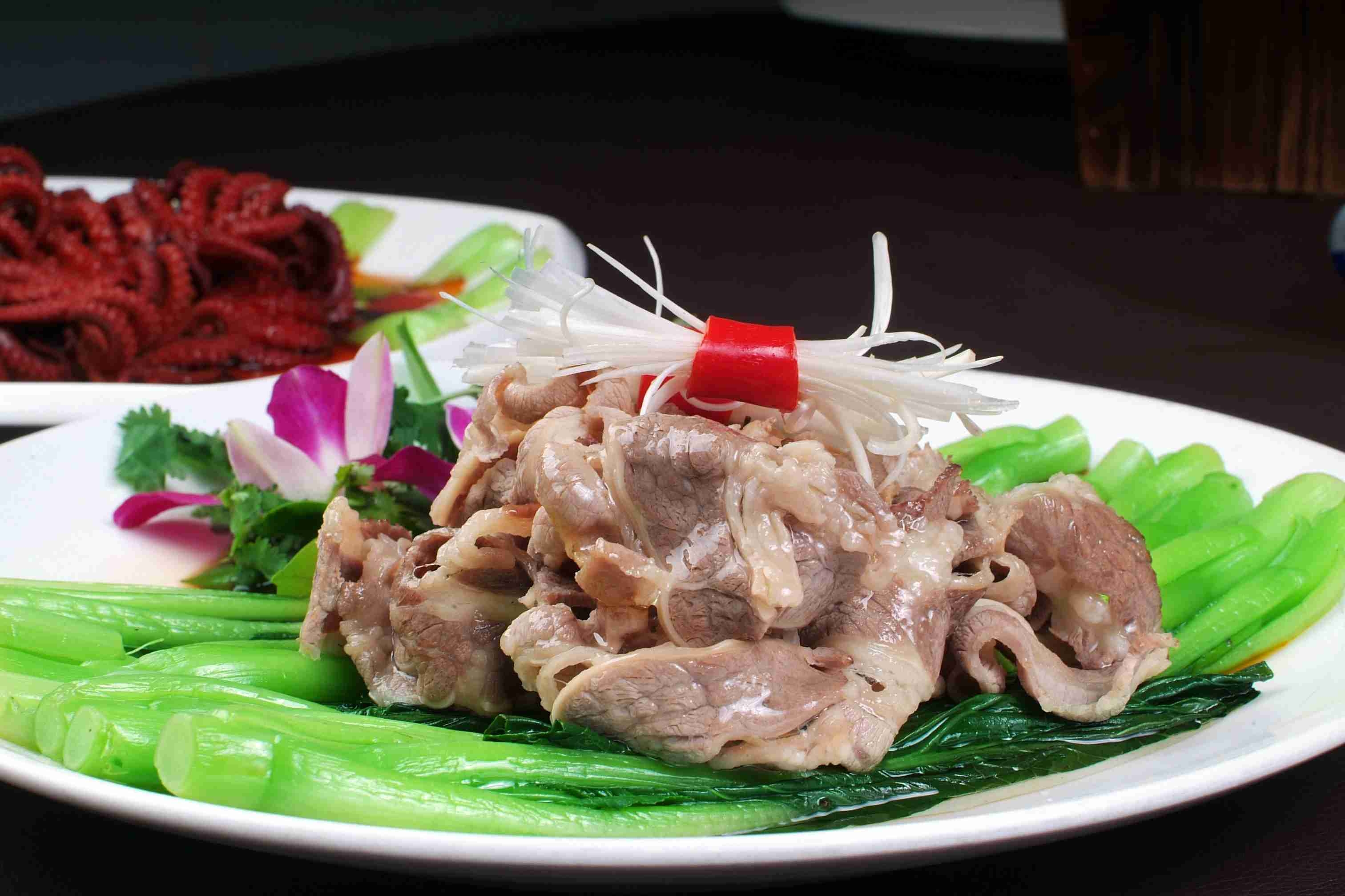 高清图片餐饮美食川菜菜心肥牛高清图片