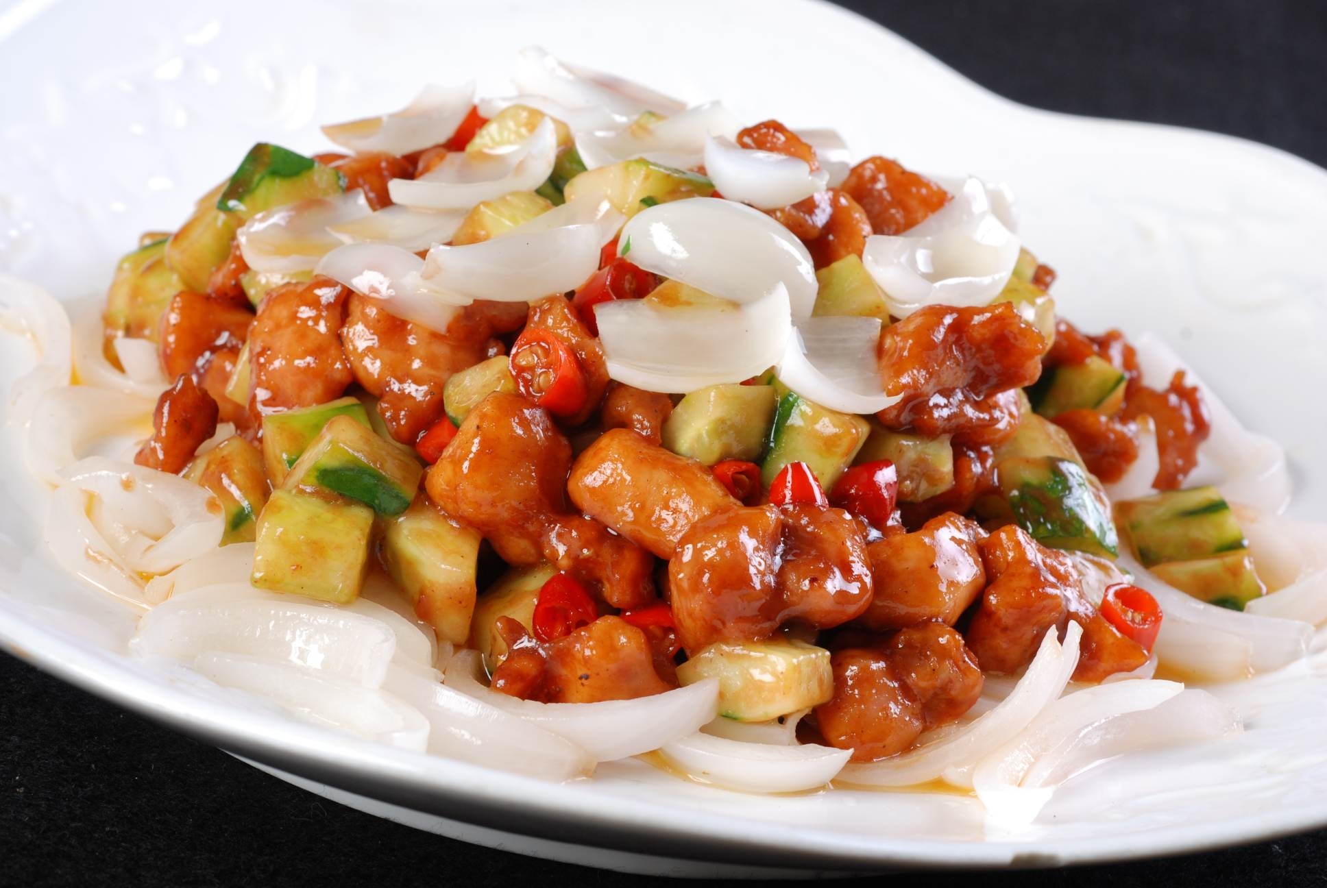 高清图片餐饮美食川菜百合酱香兔高清图片