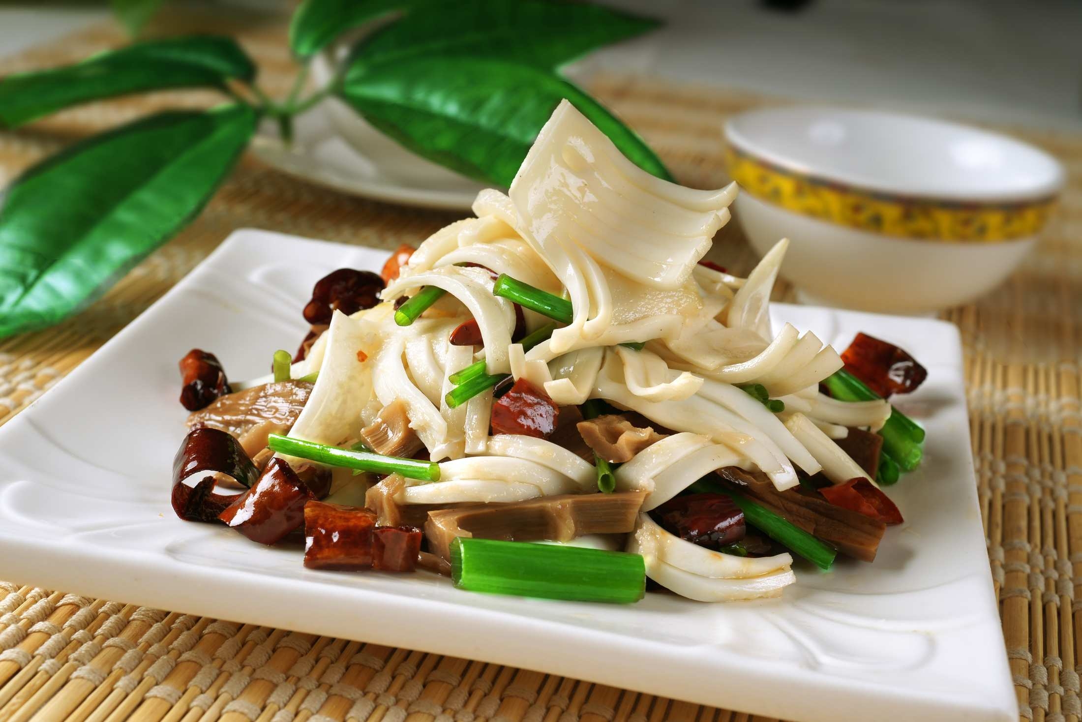 高清图片餐饮美食川菜炝香黄喉高清图片