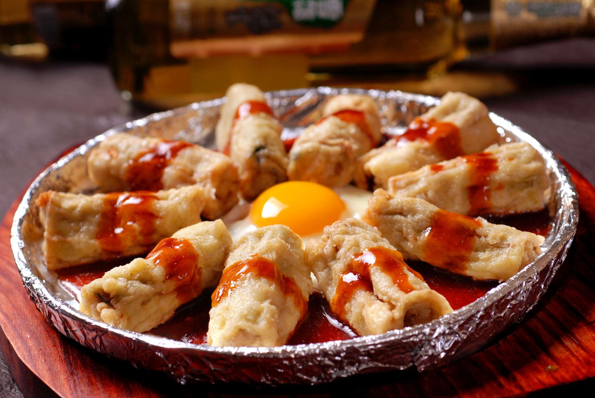 餐饮美食川菜茄排高清图片