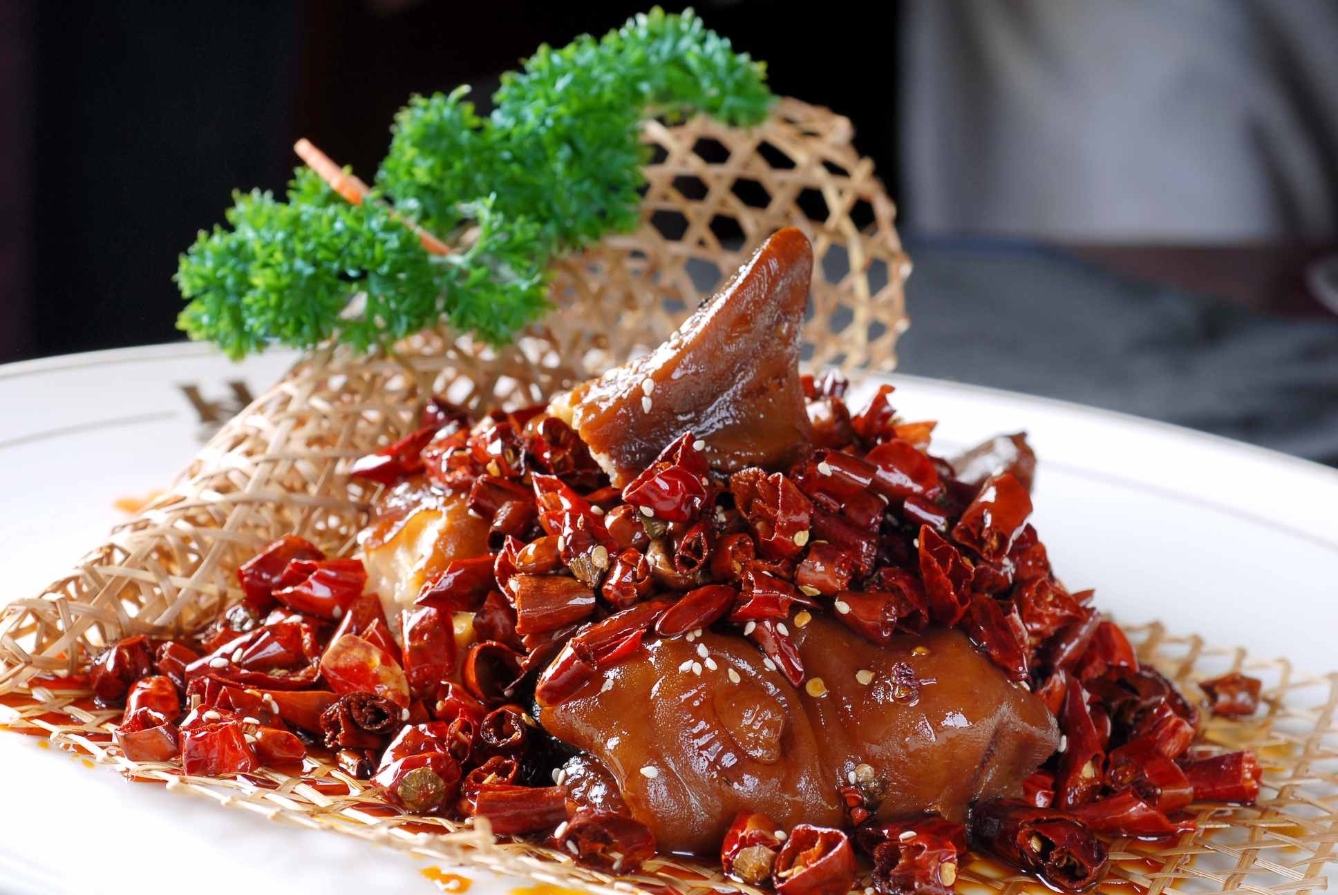 餐饮美食富贵牛掌高清图片