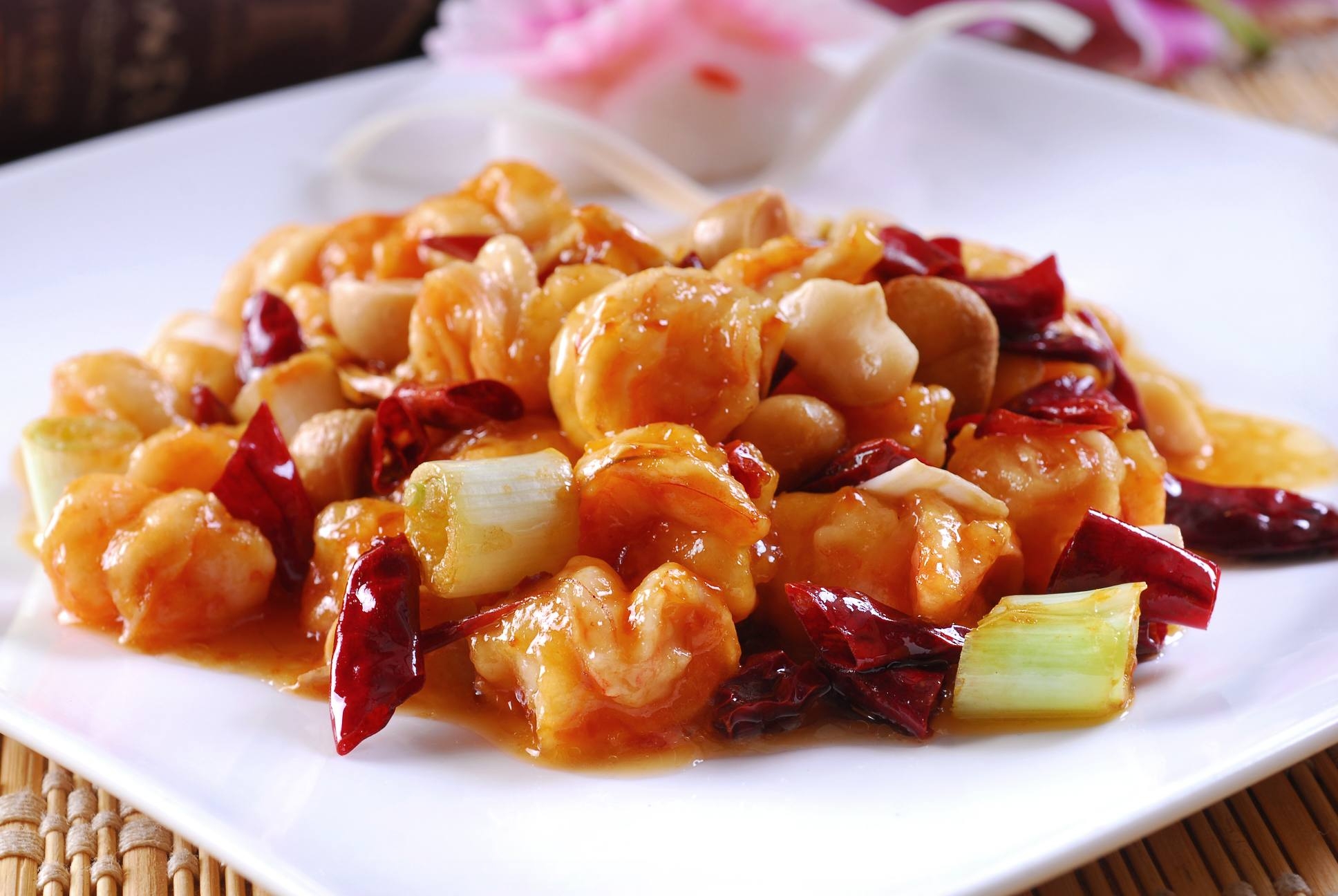 宫保虾仁高清图片