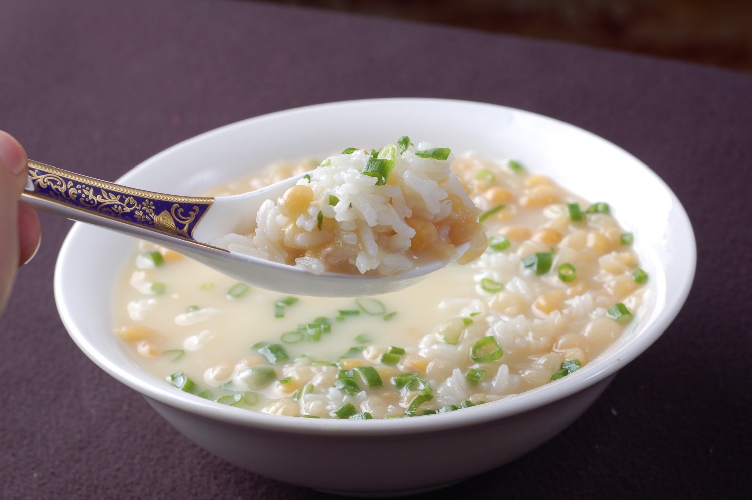 豆汤饭高清图片