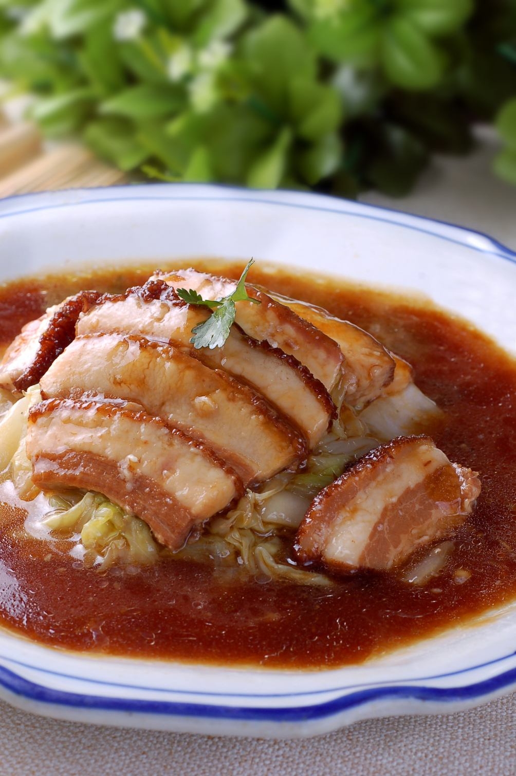餐饮美食扣肉白菜高清图片