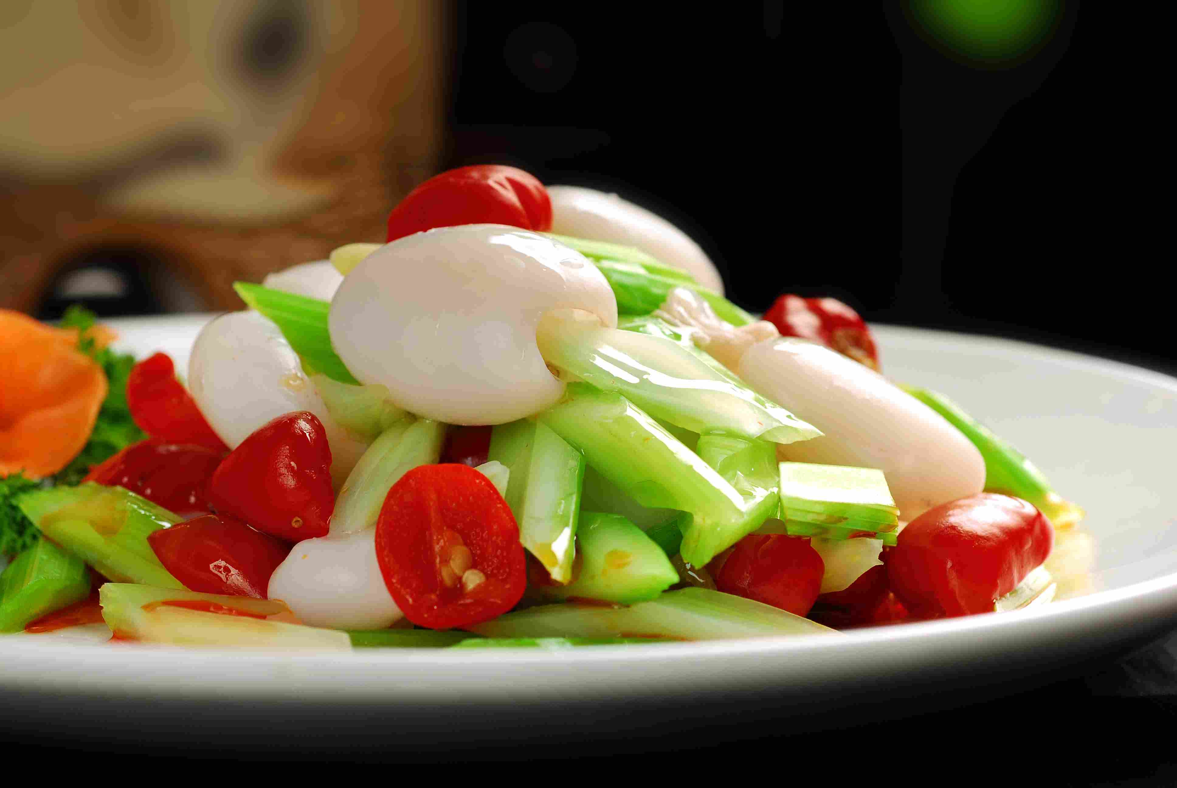 泡椒墨鱼仔高清图片