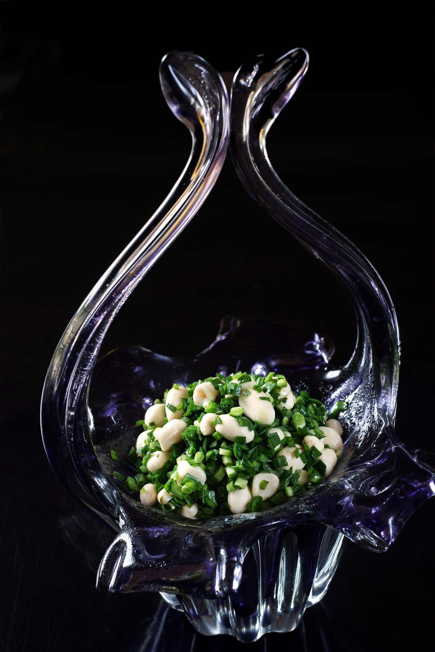 餐饮美食韭菜粒粒香高清图片