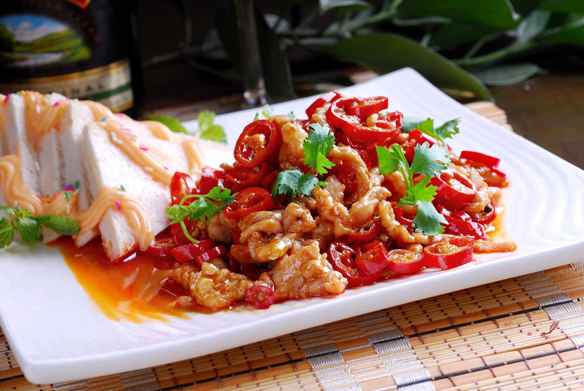 餐饮美食土司香香卷宣传图片灯箱