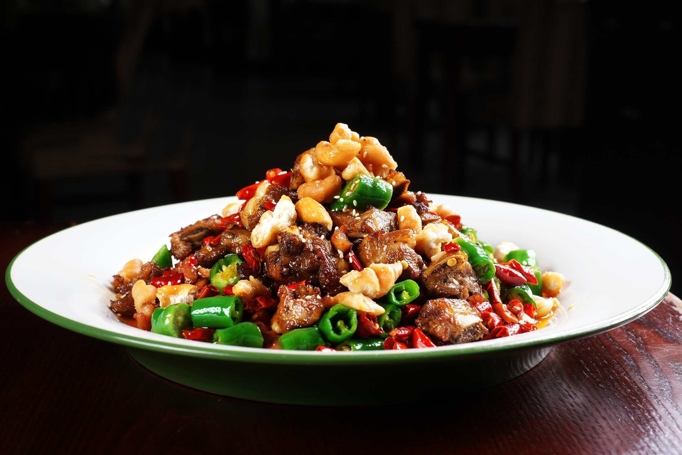 餐饮美食香辣排丁宣传图片灯箱