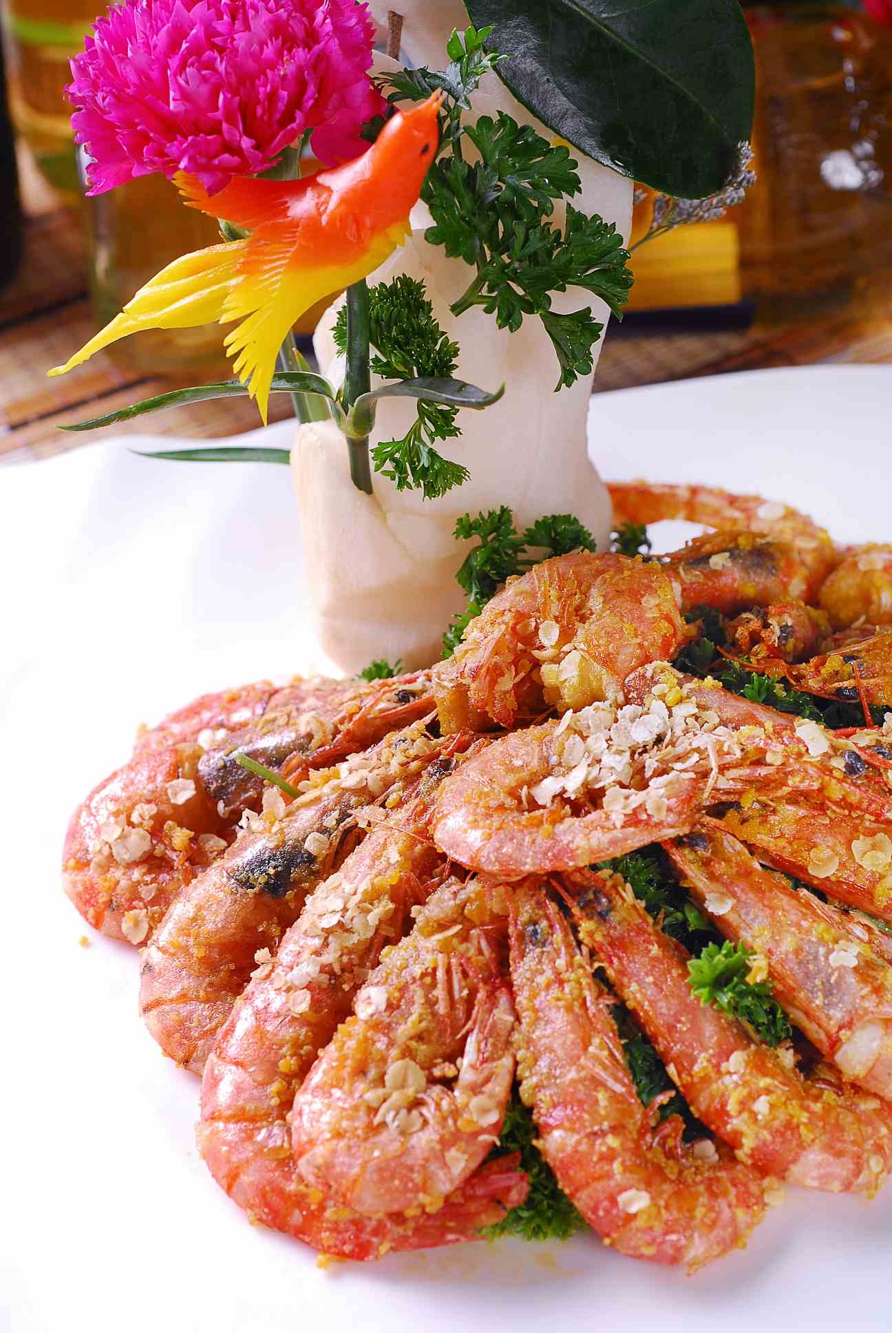 高清图片餐饮美食川菜麦香虾高清图片