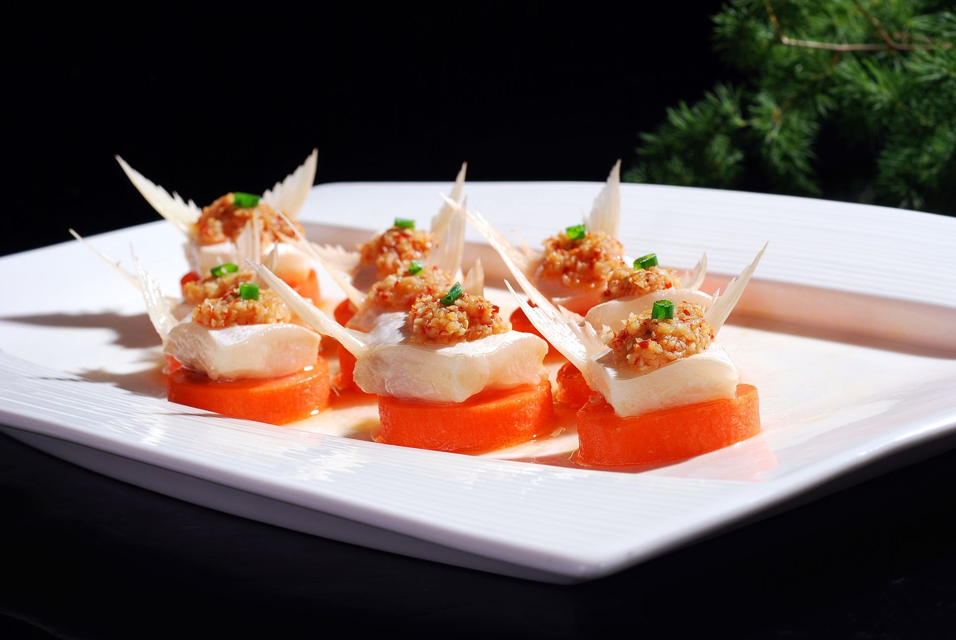 餐饮美食俄罗斯鱼滑宣传图片灯箱