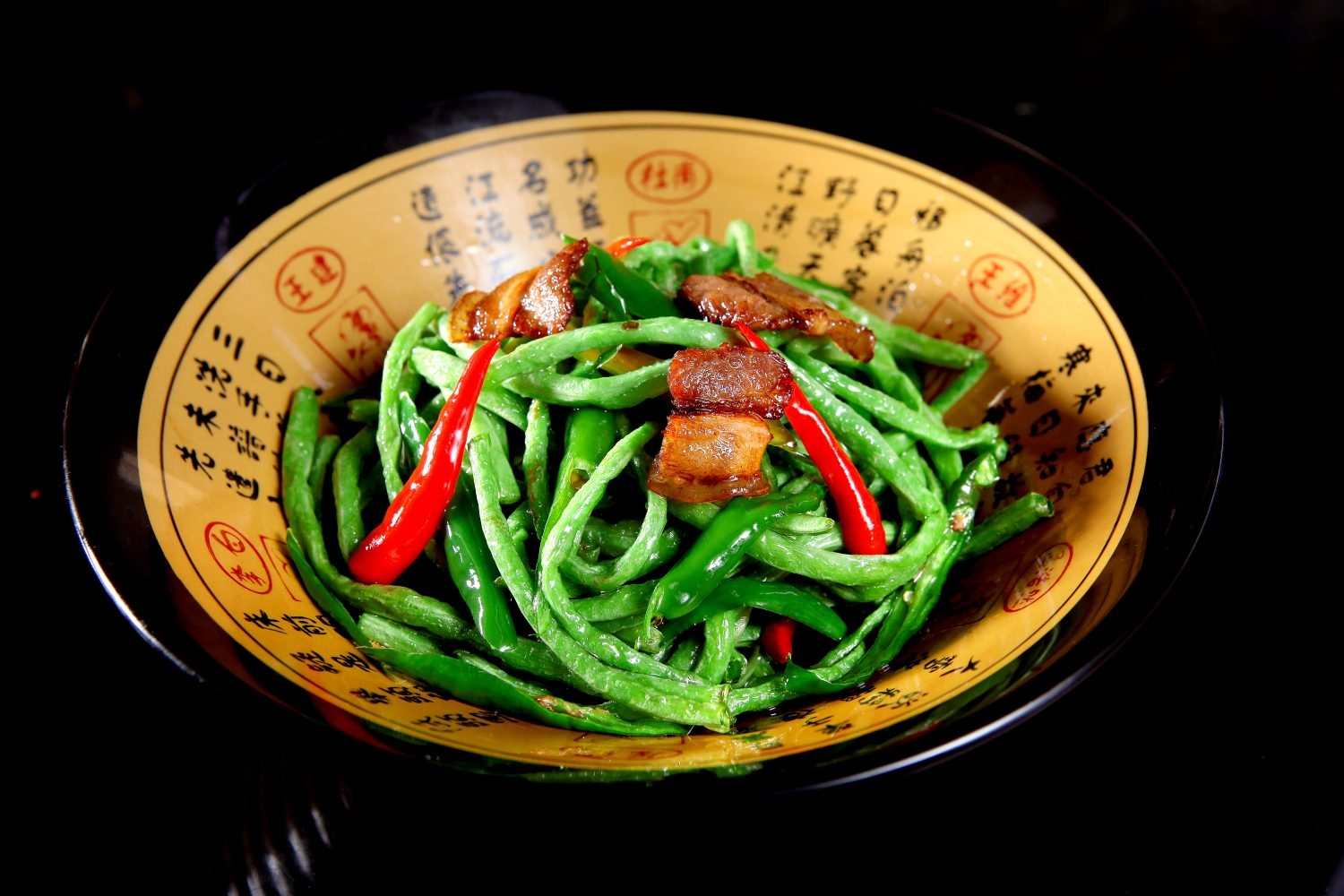 餐饮美食大碗长豆角宣传图片灯箱