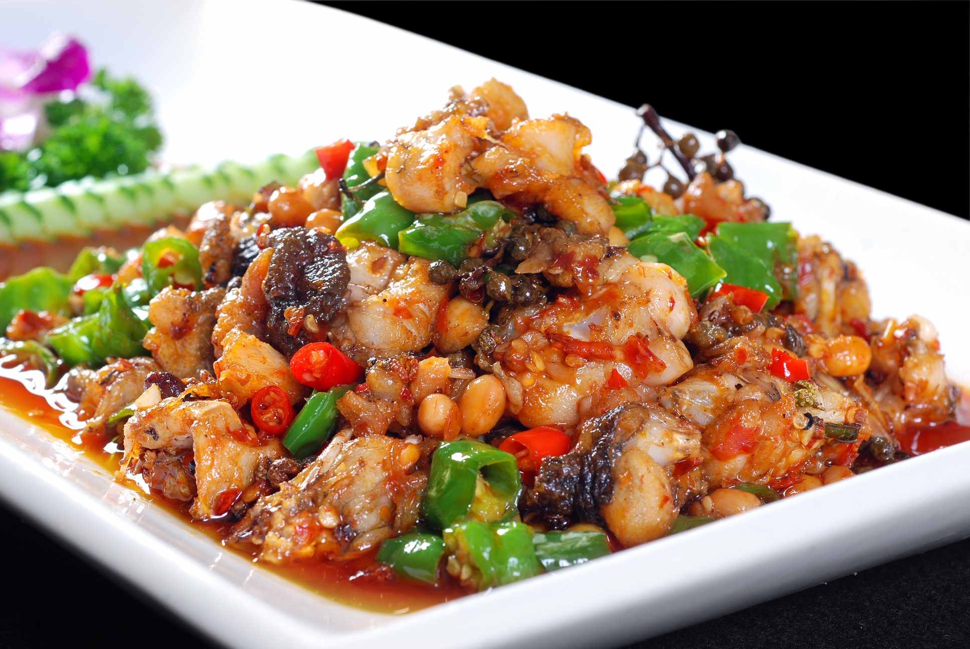 高清图片餐饮美食川菜飘香牛蛙高清图片(1)558