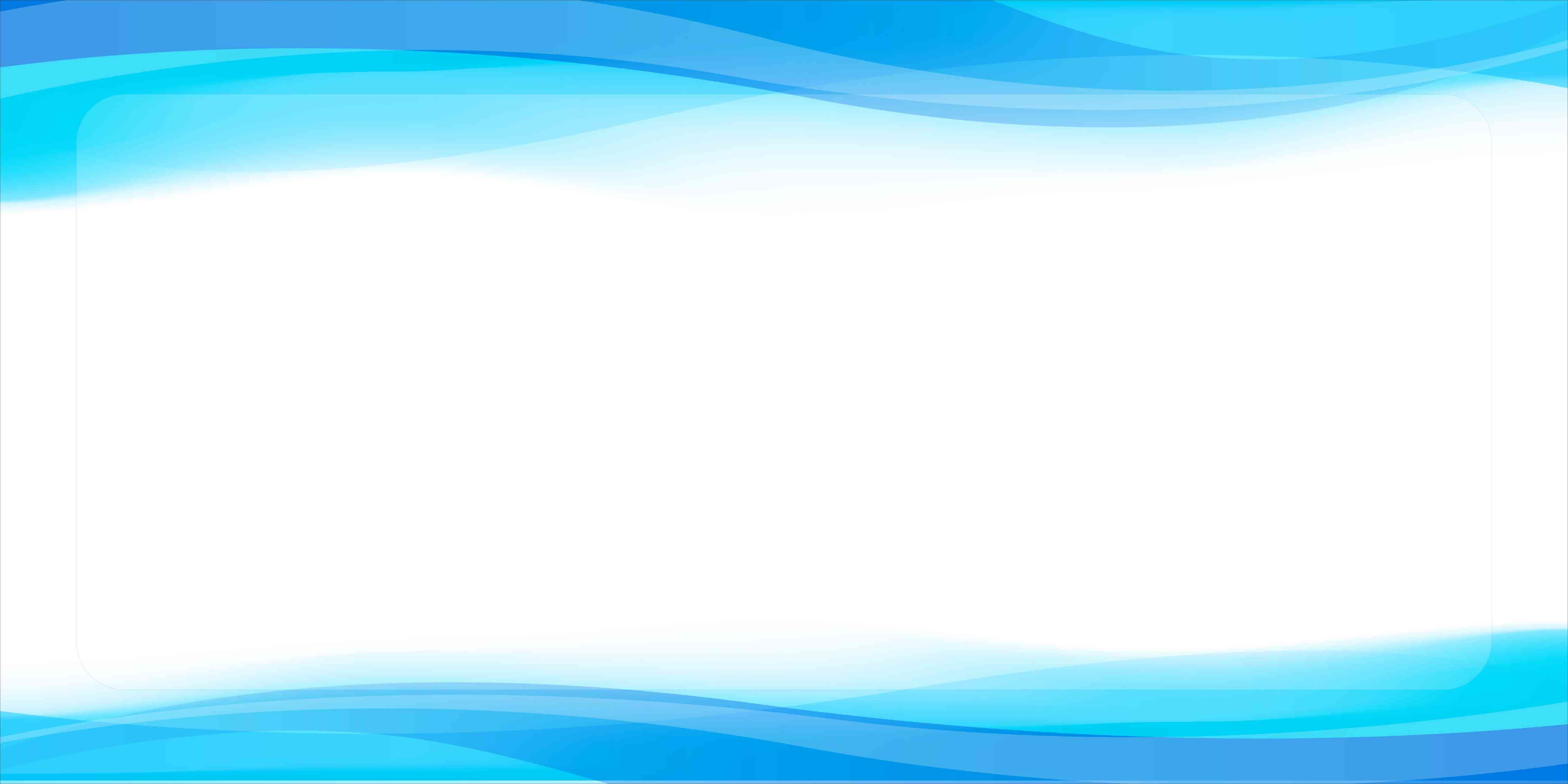 蓝色背景边框展板图