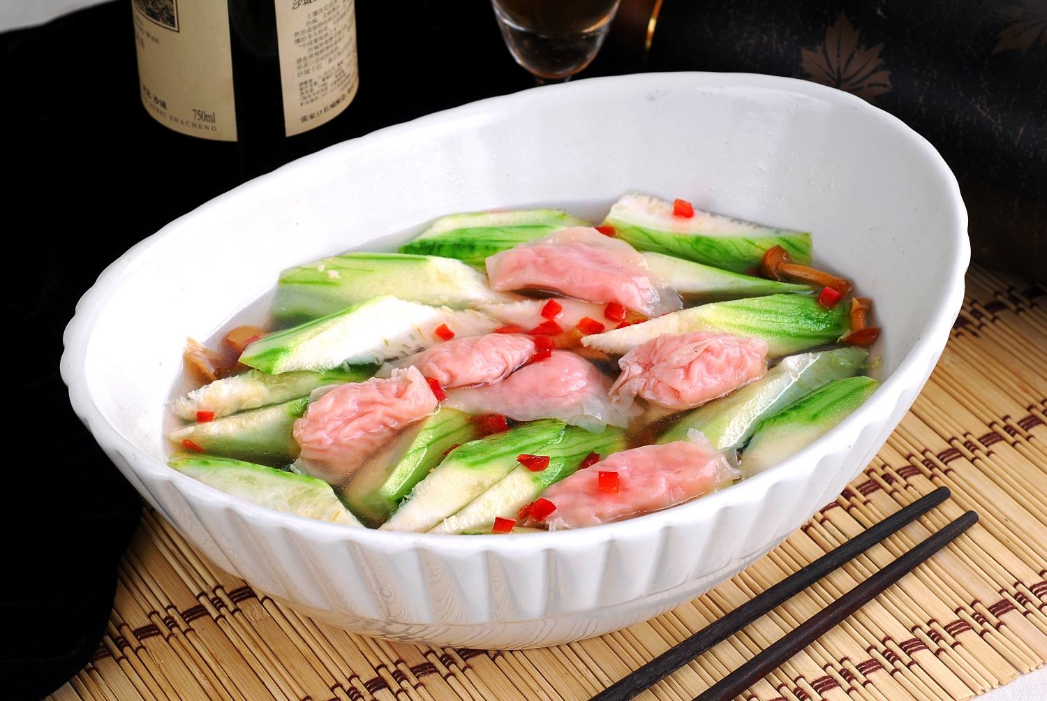 餐饮美食川菜热八蒸燕饺高清图片638