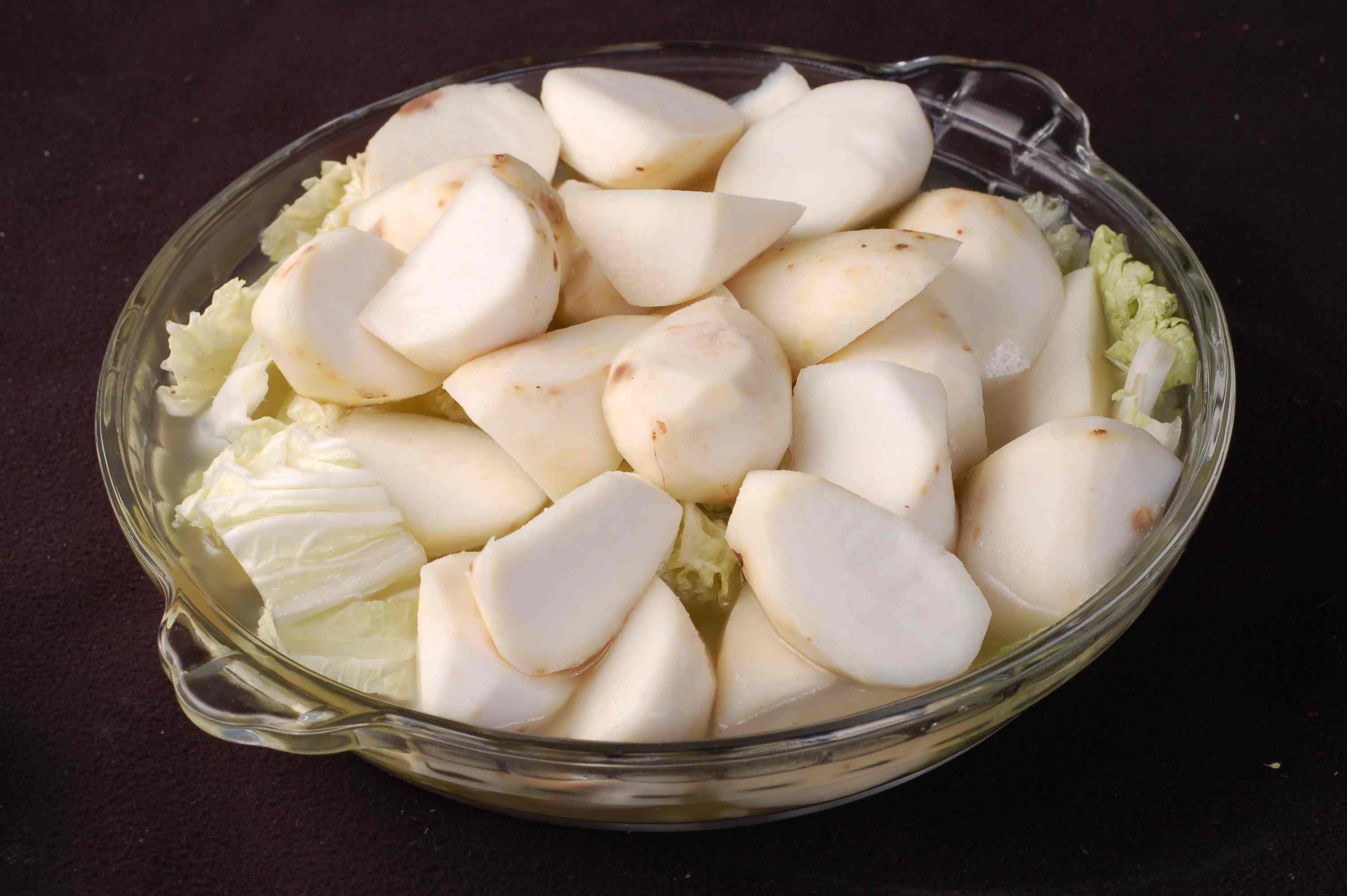 餐饮美食热菜芋儿白菜宣传图片灯箱