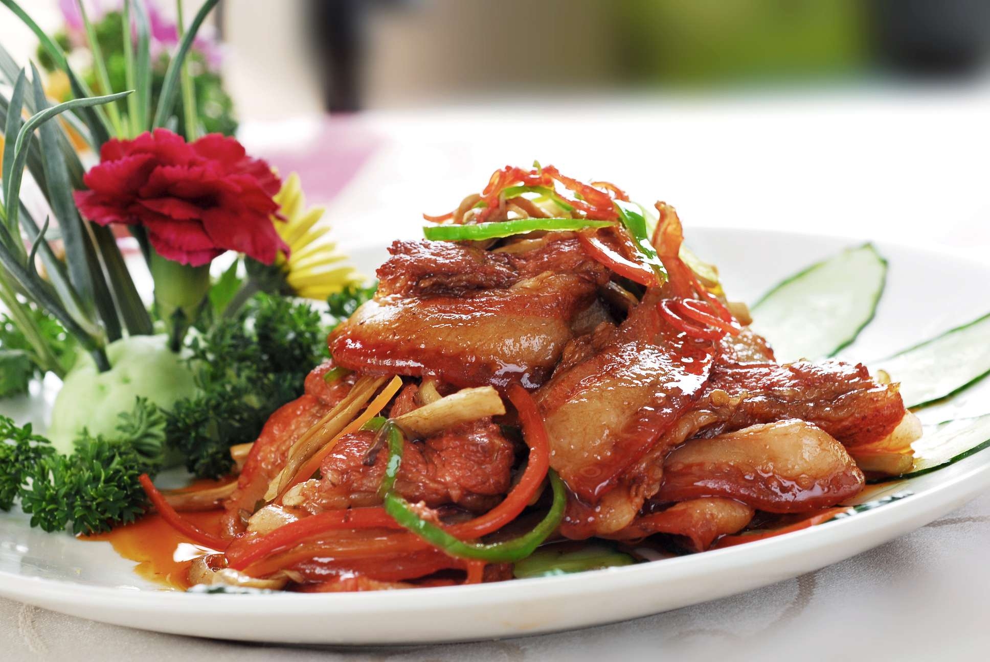 餐饮美食风味小炒肉高清图片