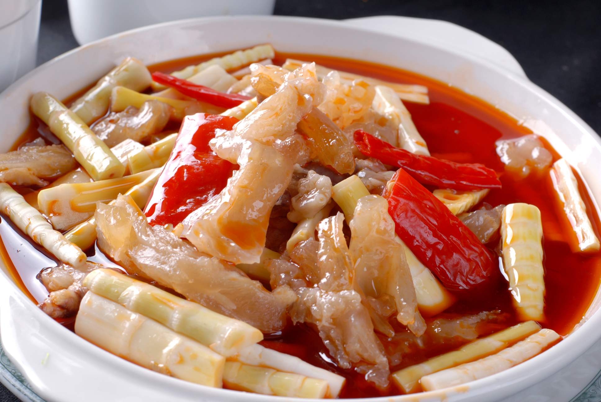 高清图片餐饮美食川菜热家常蹄筋高清图片