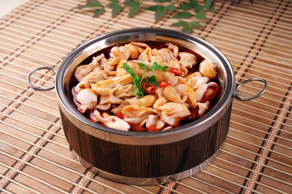 餐饮美食麻辣鸽肚宣传图片灯箱