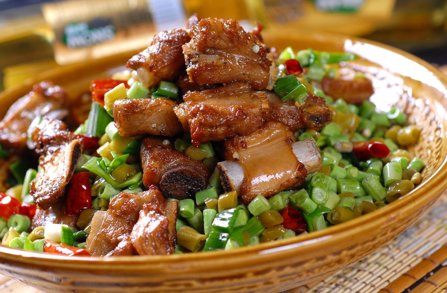 龙豆爆子排高清图片