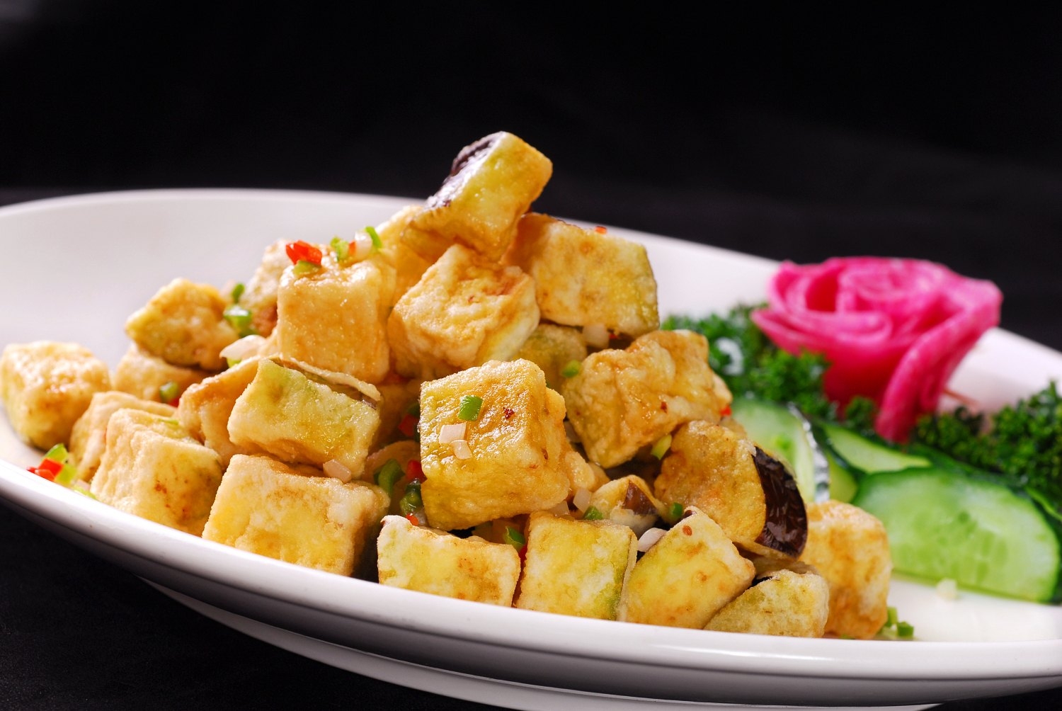 高清图片餐饮美食川菜宫保茄丁高清图片161