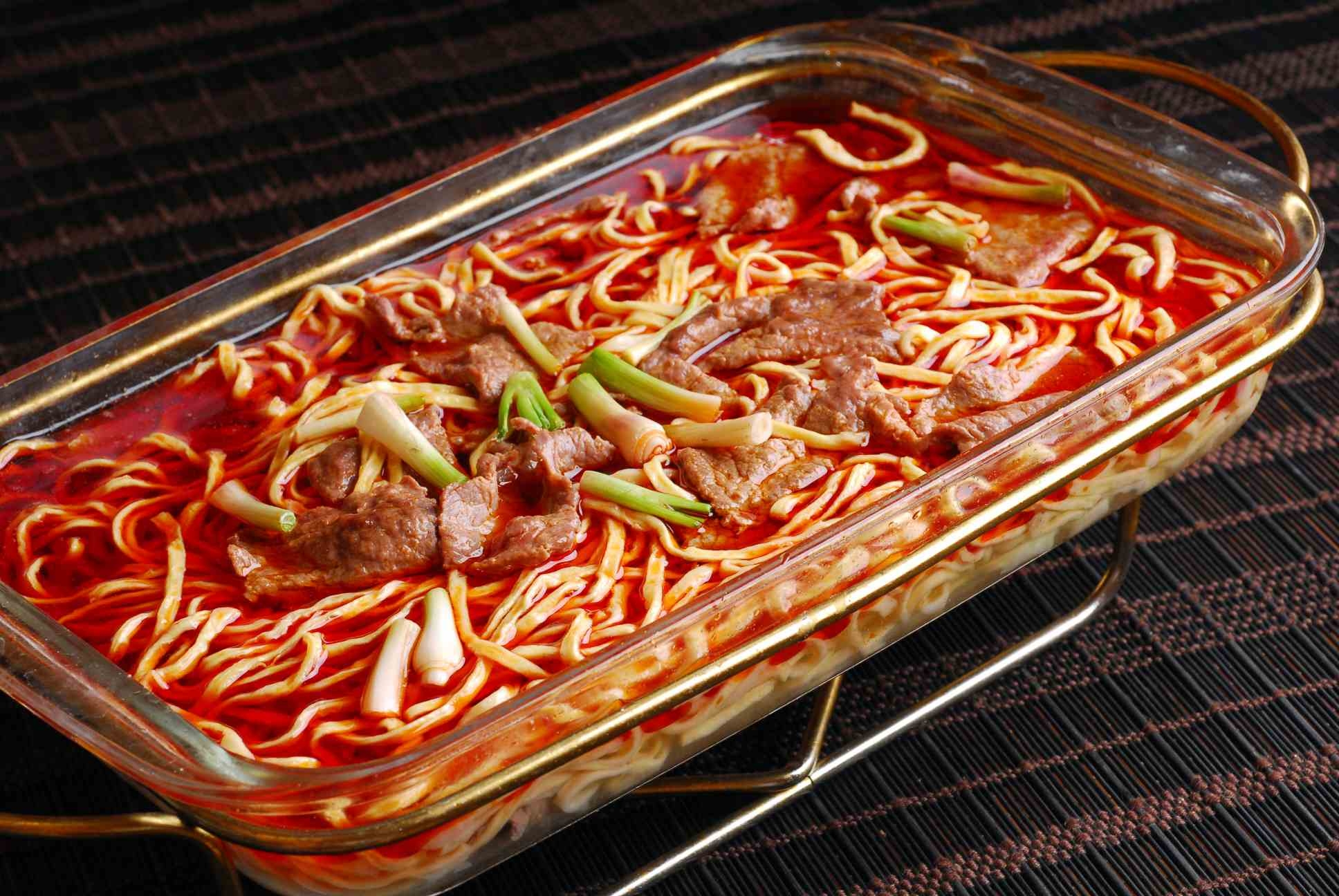 餐饮美食川菜伊面牛柳高清图片967