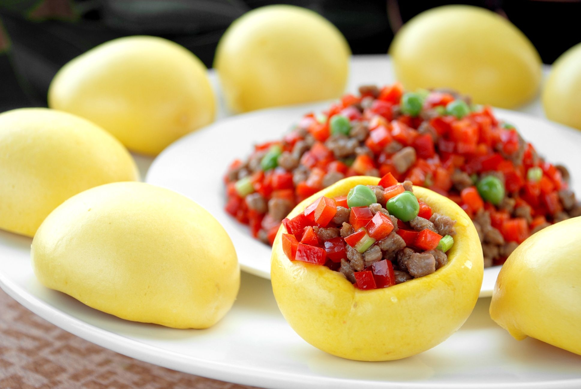 餐饮美食川菜麦包口口香高清图片