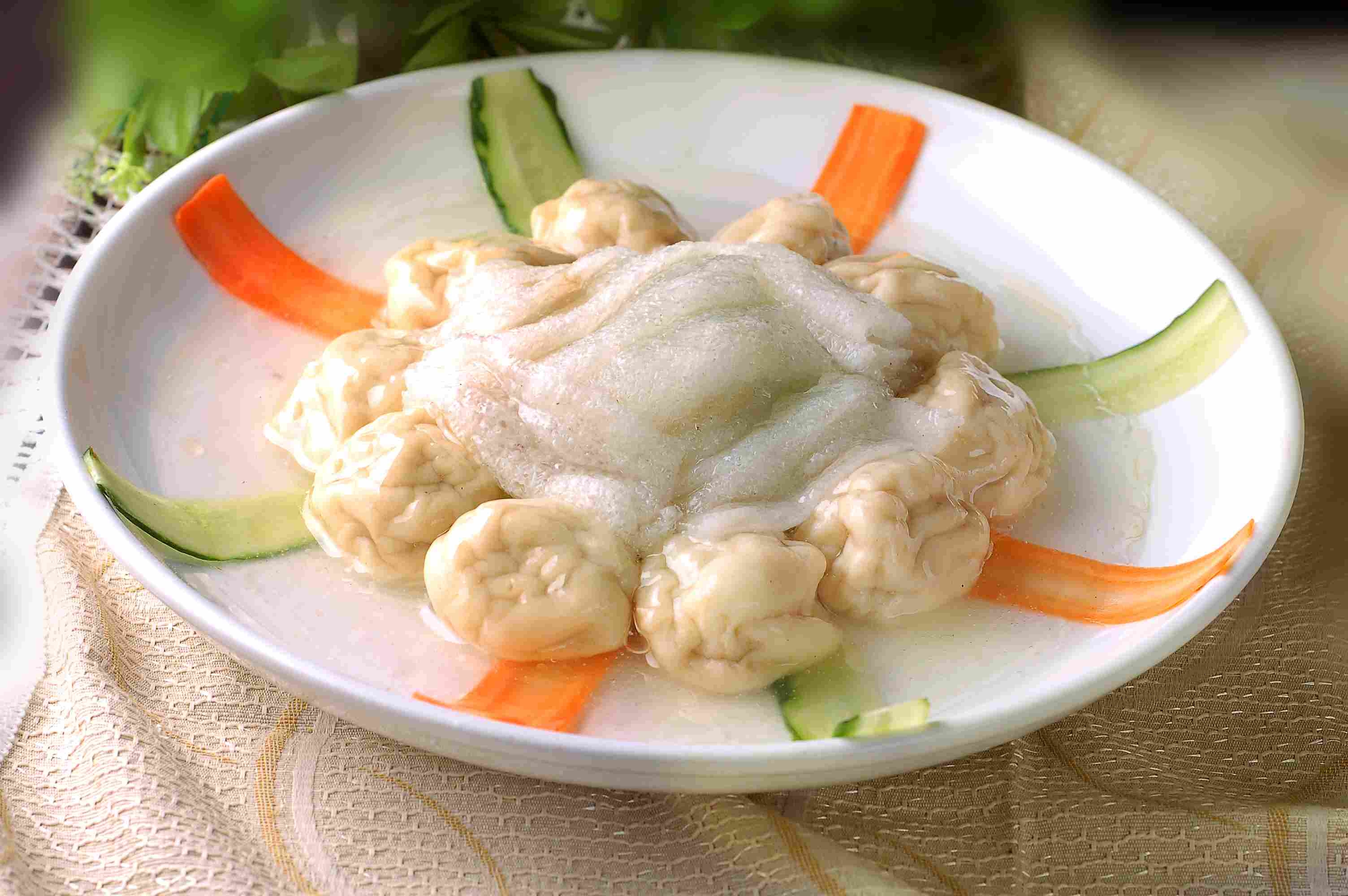 餐饮美食竹荪口袋豆腐高清图片