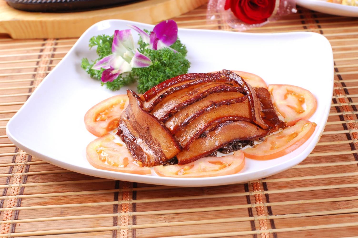 餐饮美食川菜梅菜扣肉高清图片499