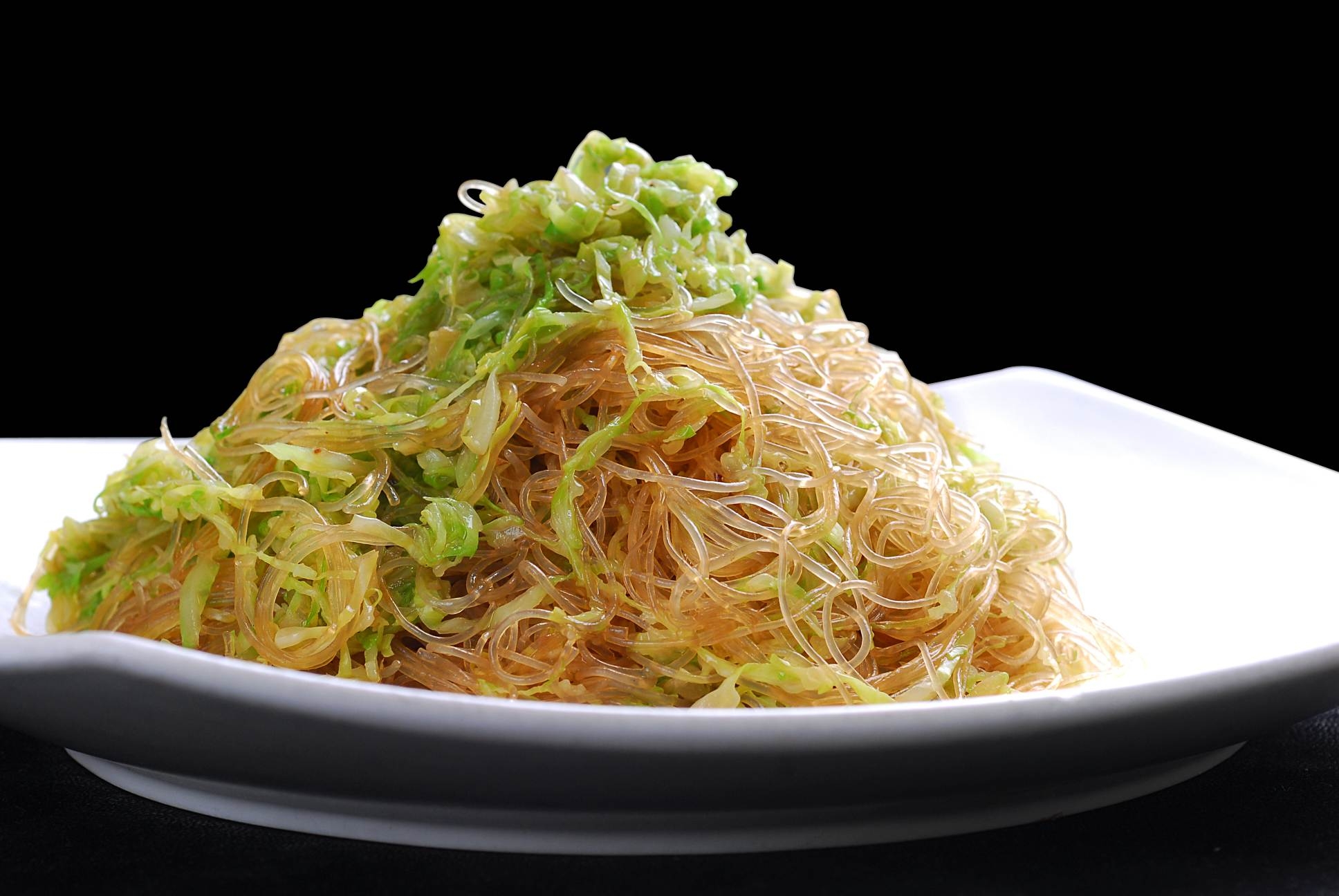 餐饮美食莲白粉丝宣传图片灯箱