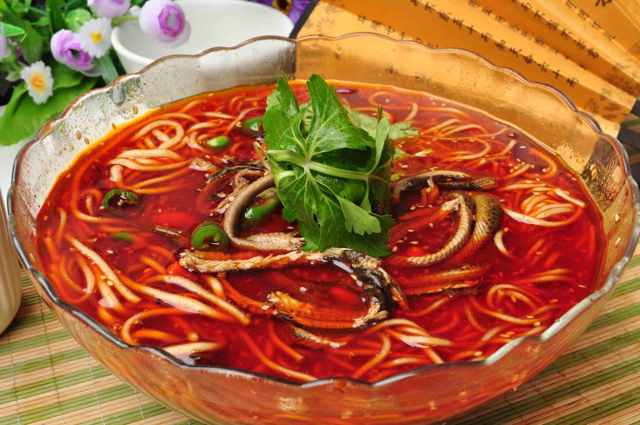 高清图片餐饮美食川菜鳝鱼半汤鳝丝高清图片711