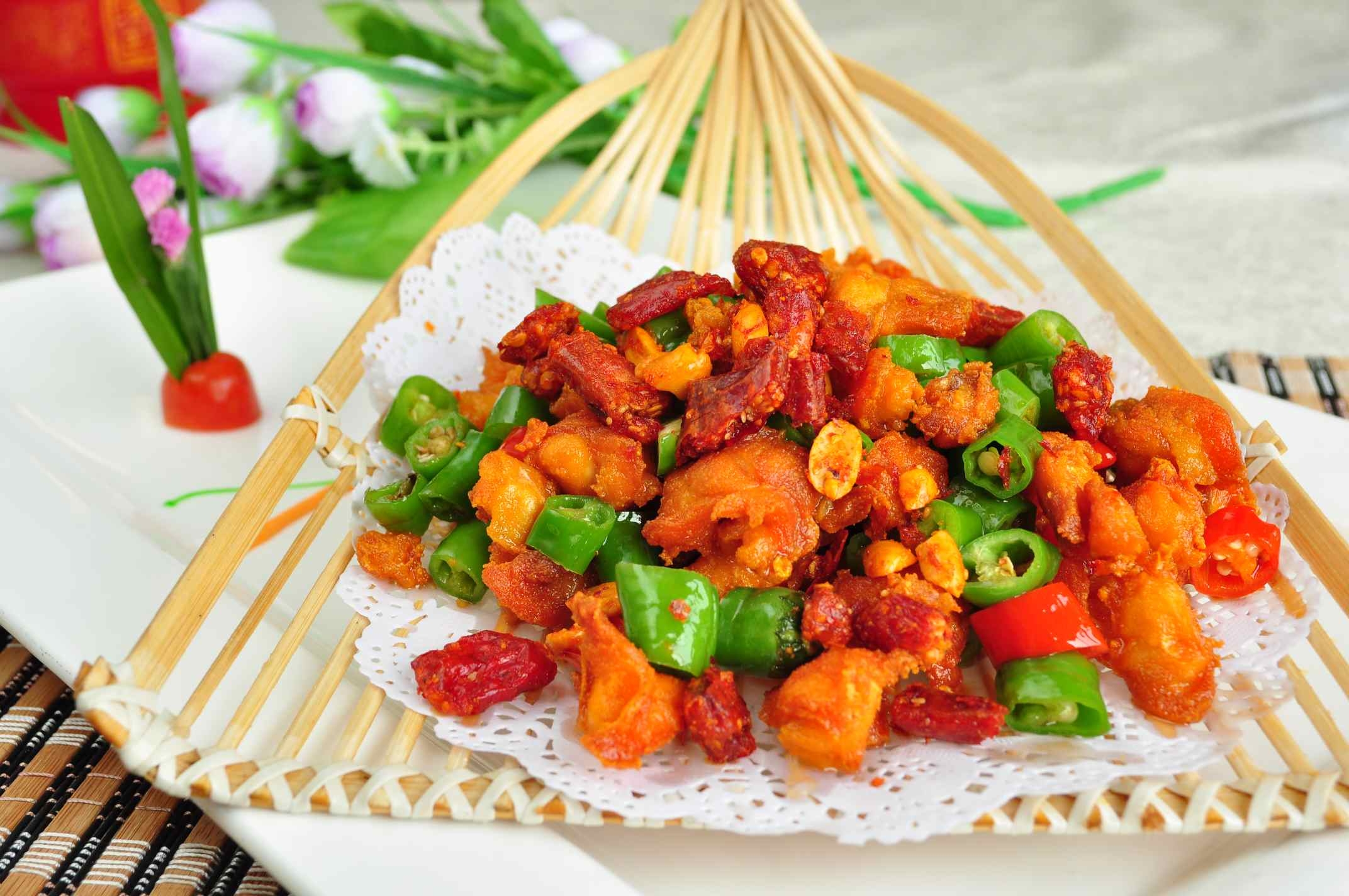 餐饮美食川菜猪香辣掌中宝高清图片1008