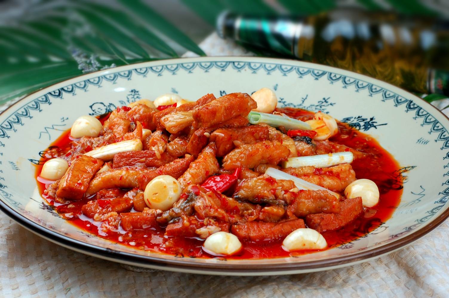 高清图片餐饮美食川菜特色鱼豆腐烧鲶鱼高清图片