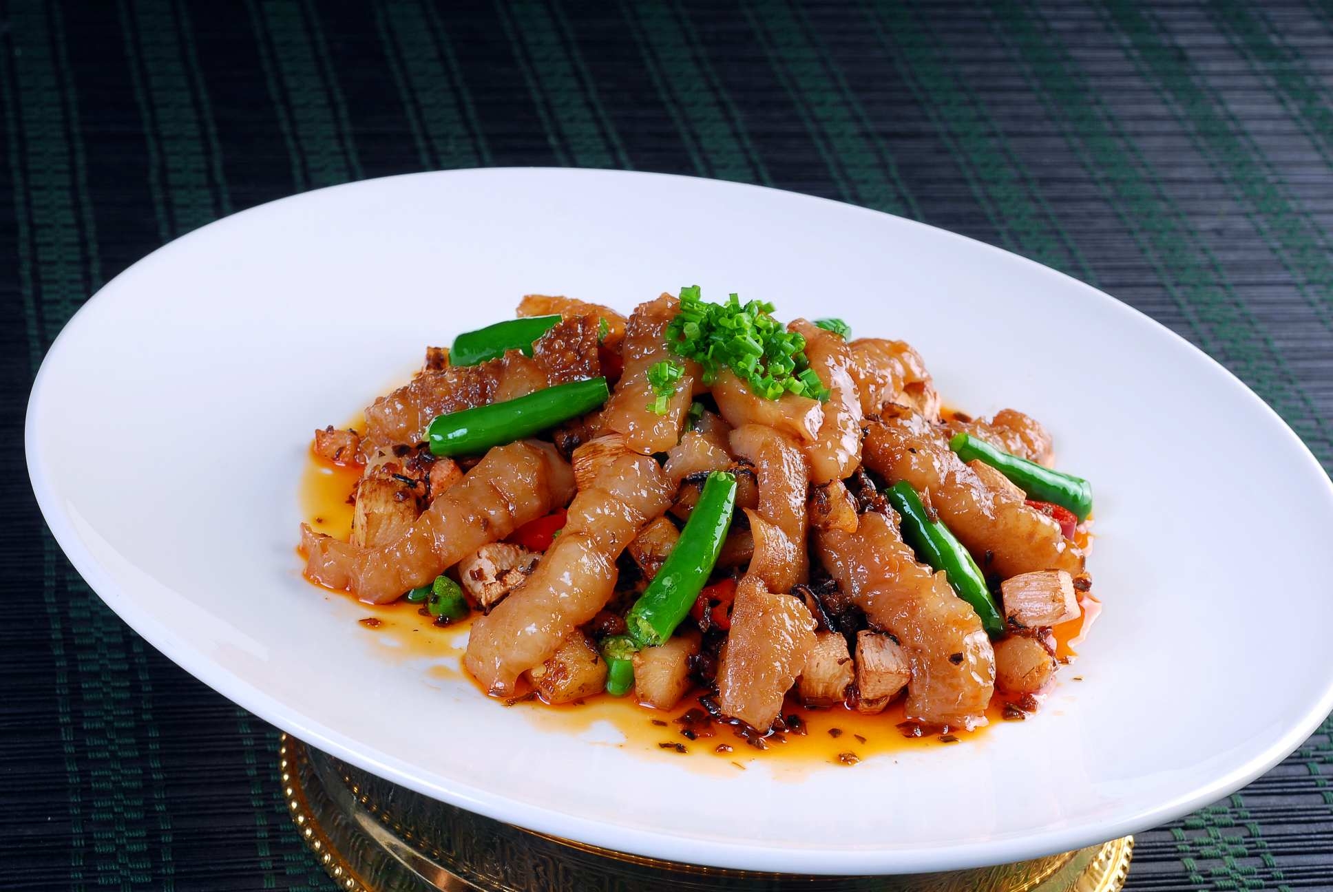 高清图片餐饮美食川菜干烧海参高清图片