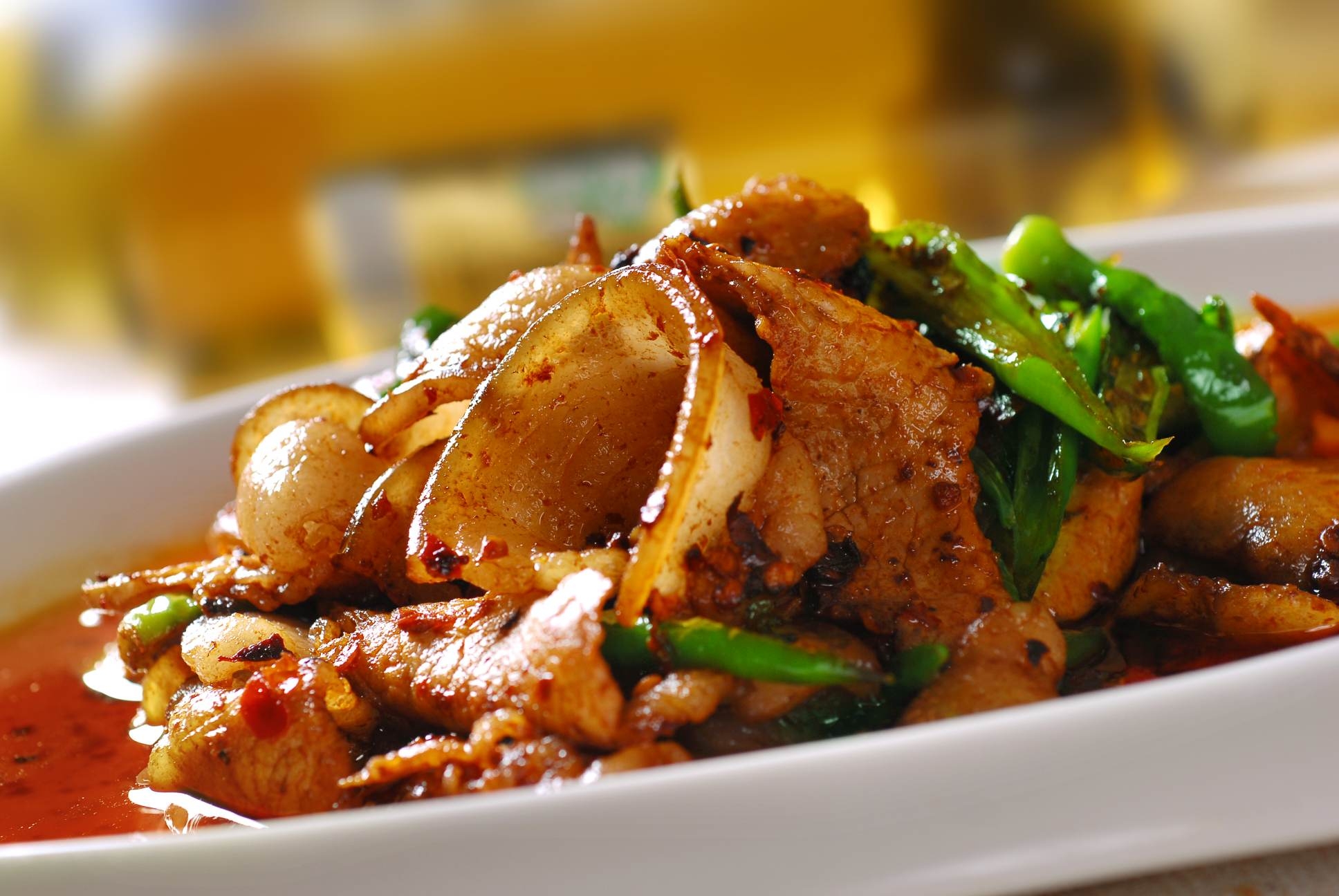 餐饮美食汉州回锅肉宣传图片灯箱