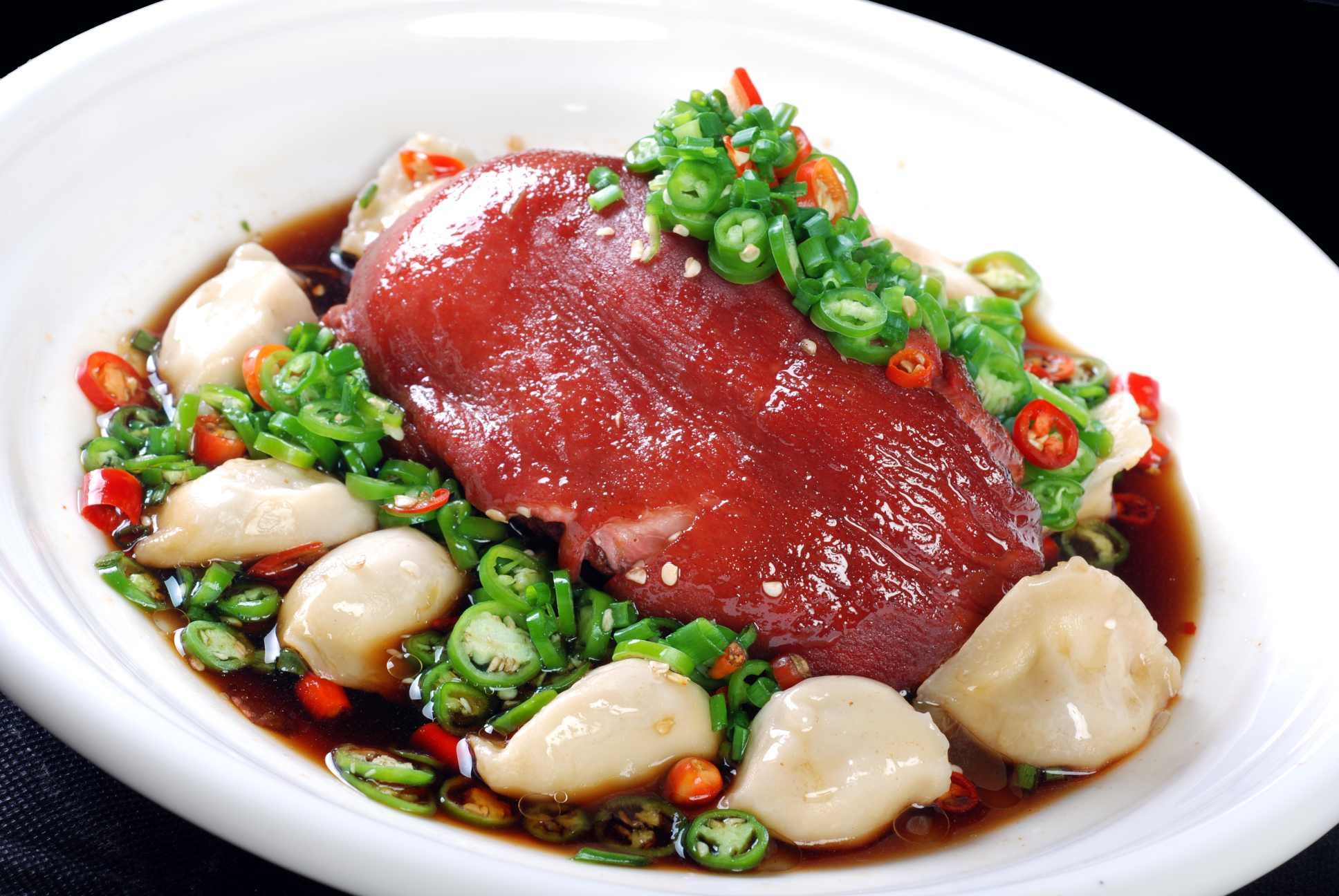 餐饮美食好厨一品肘宣传图片灯箱