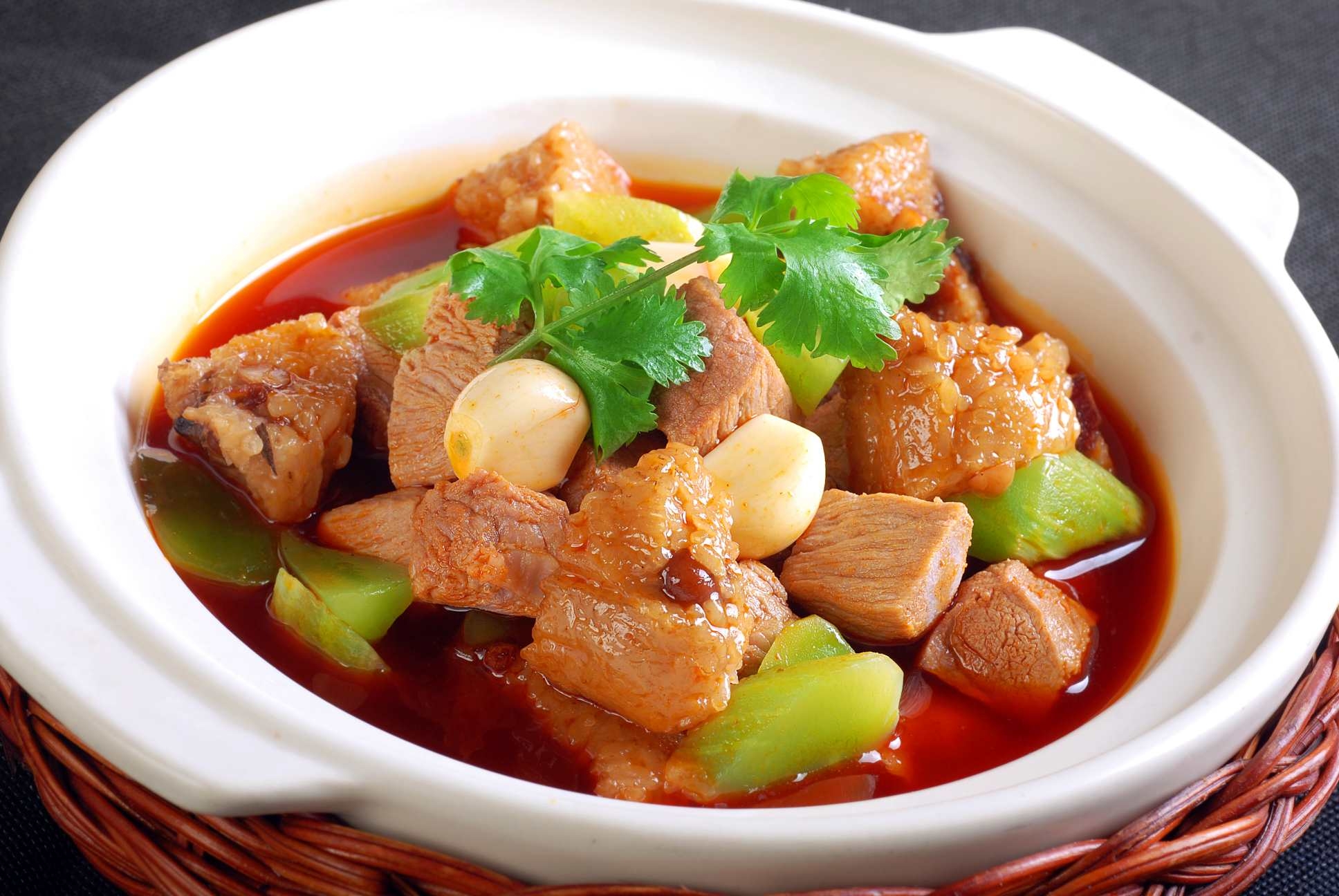 高清图片餐饮美食川菜棕香驴肉高清图片1013