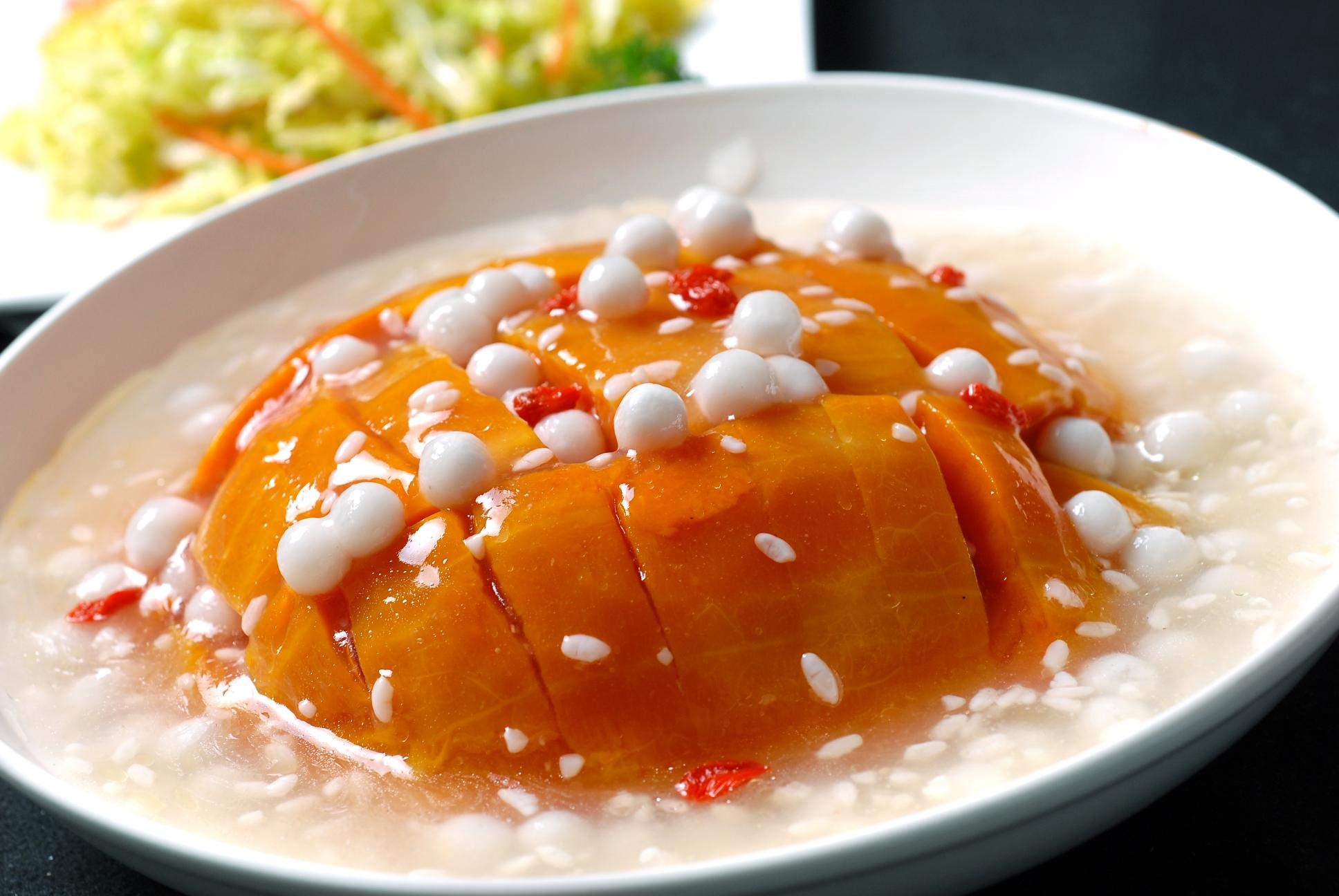 蜜汁南瓜高清图片