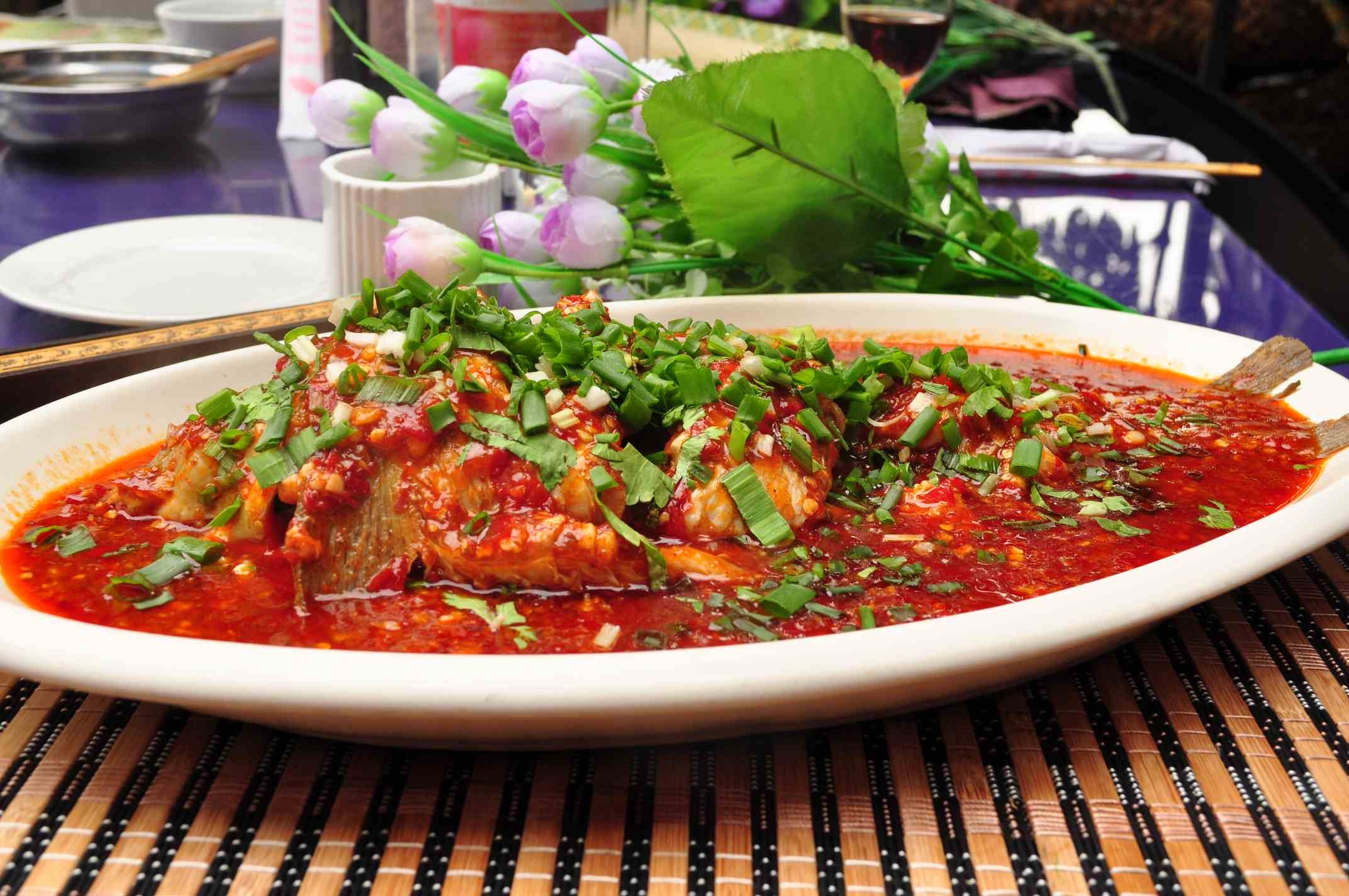 高清图片餐饮美食川菜鱼焗黔鱼豆鼓焗黔鱼高清图片963