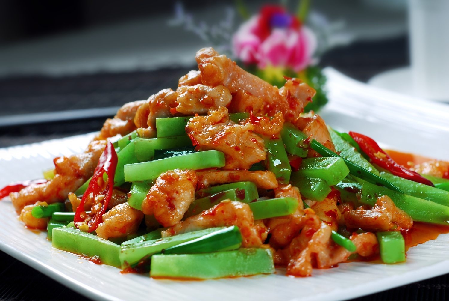 小煎鸡柳高清图片