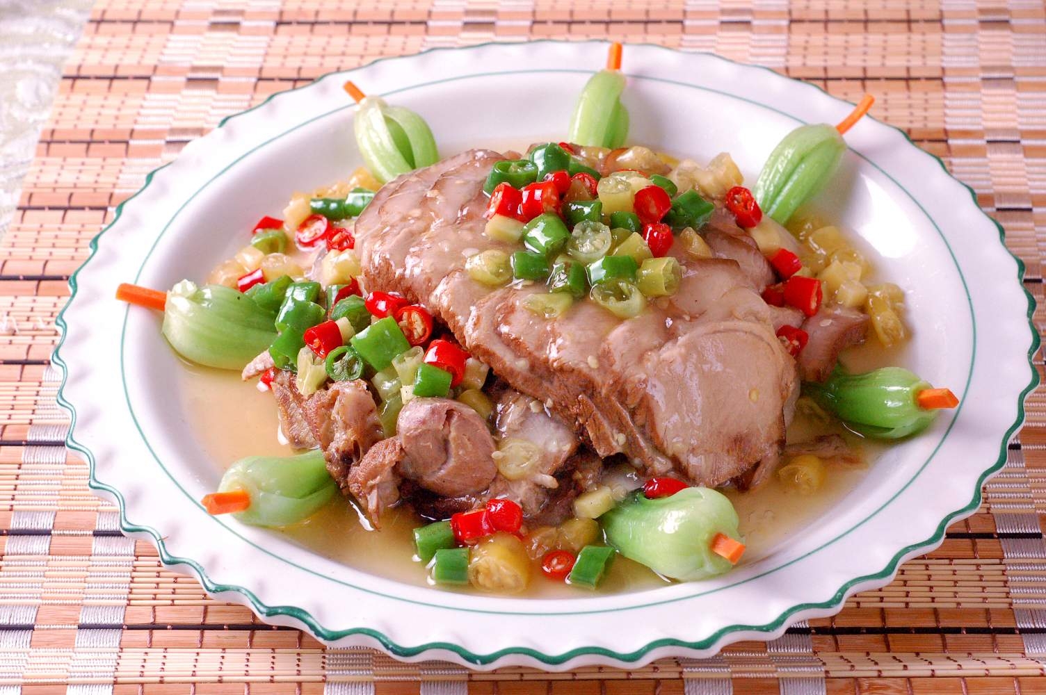 高清图片餐饮美食川菜鲜椒香肘高清图片867