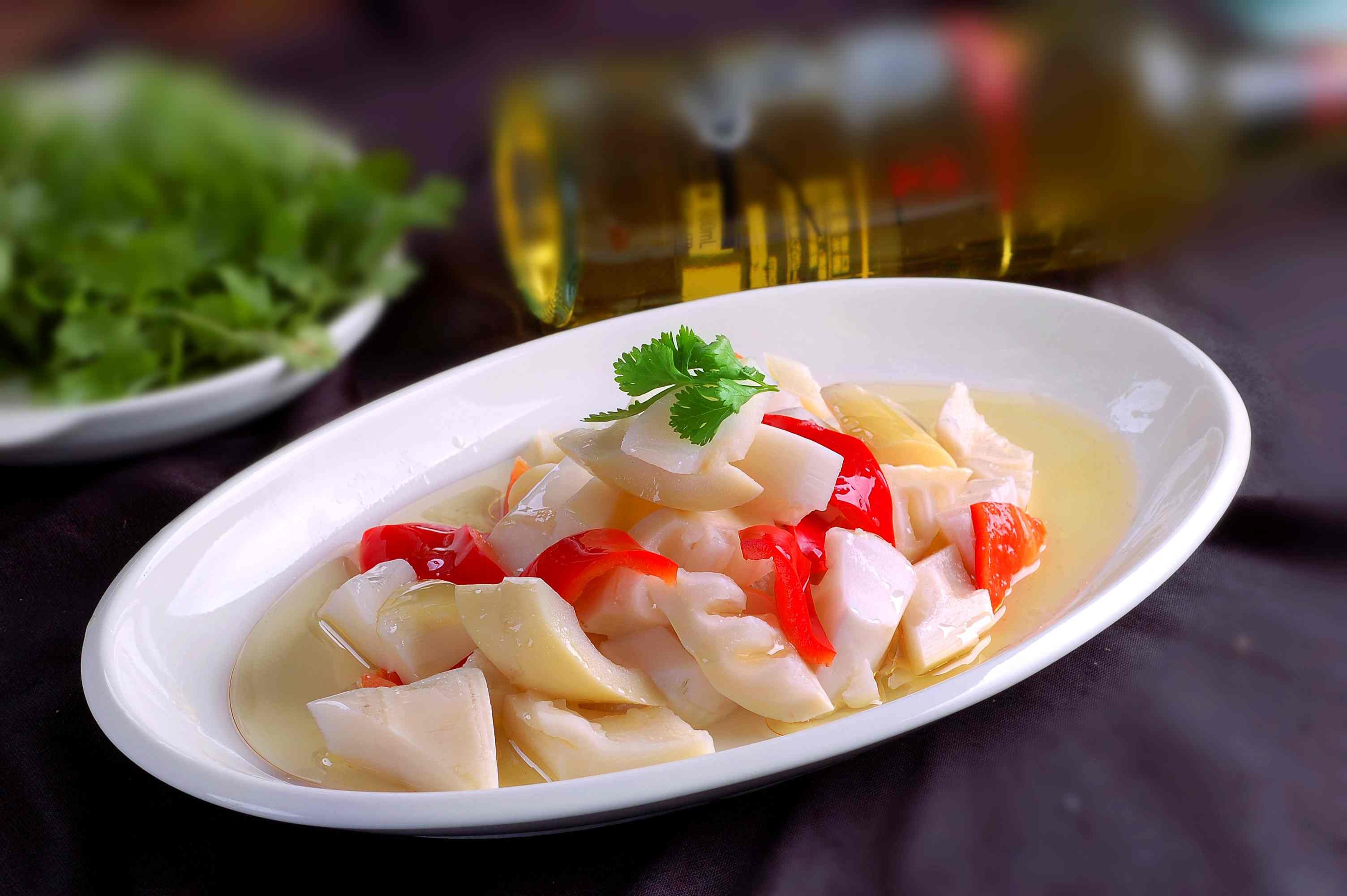 高清图片餐饮美食川菜白油苦笋高清图片