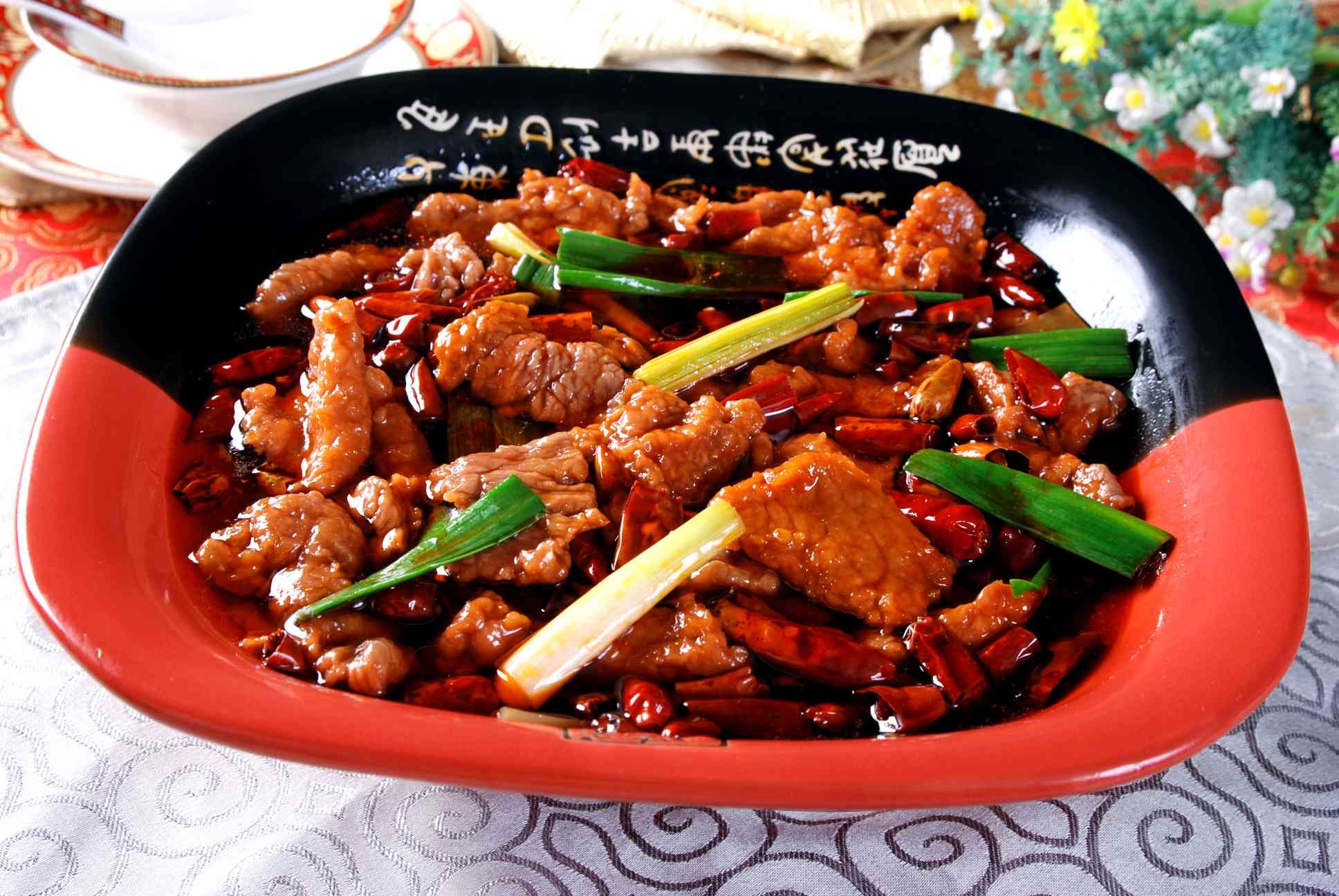 高清图片餐饮美食川菜怡然嫩牛柳高清图片956