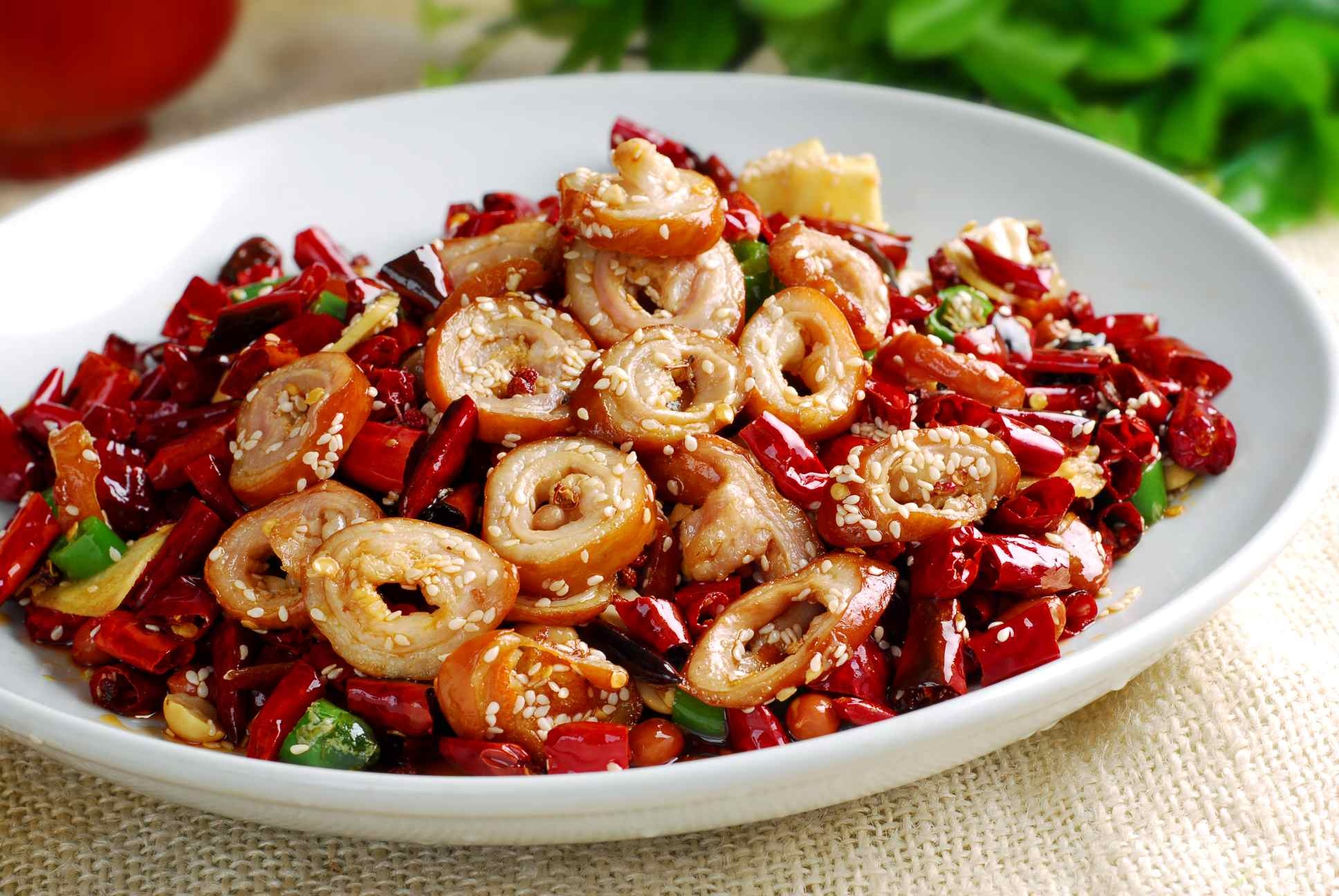 餐饮美食三元肥肠宣传图片灯箱