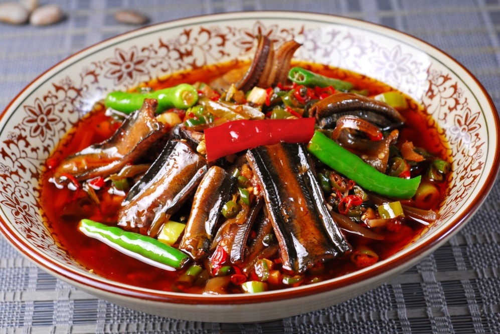 高清图片餐饮美食川菜农家土鳝鱼高清图片