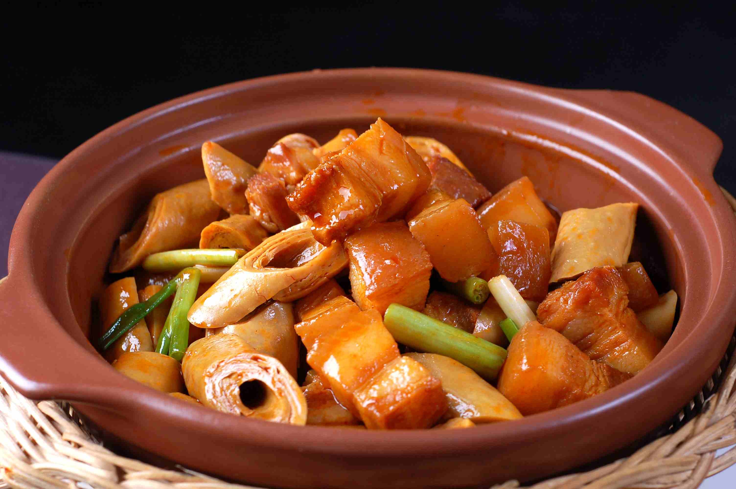 高清图片餐饮美食川菜热豆筋烧肘子高清图片667