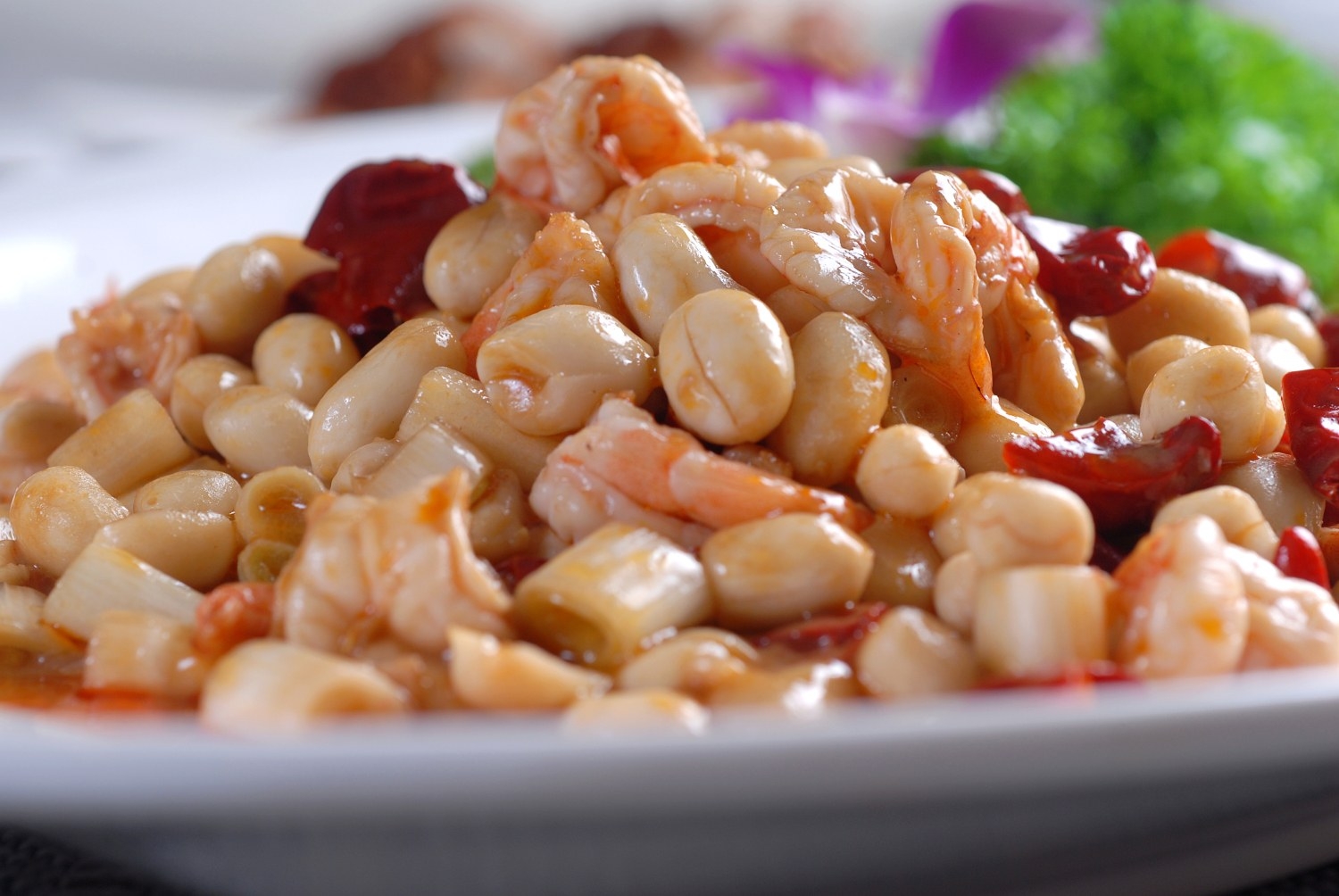 餐饮美食宫爆虾仁高清图片