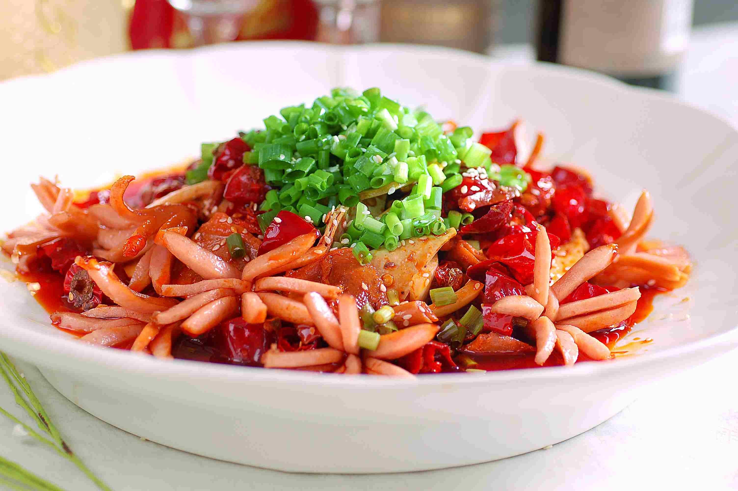 餐饮美食川菜风味鸭四宝高清图片