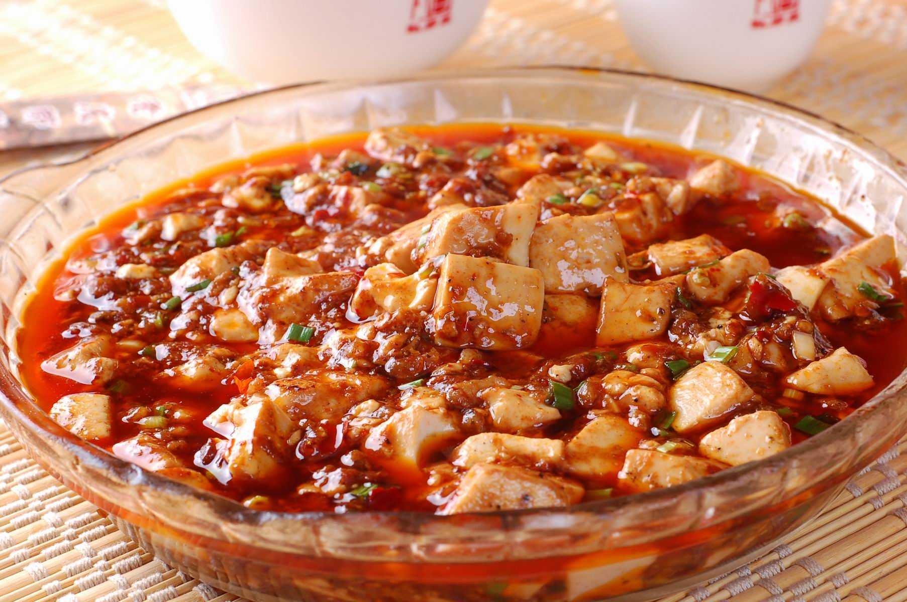 餐饮美食川菜麻婆豆腐高清图片