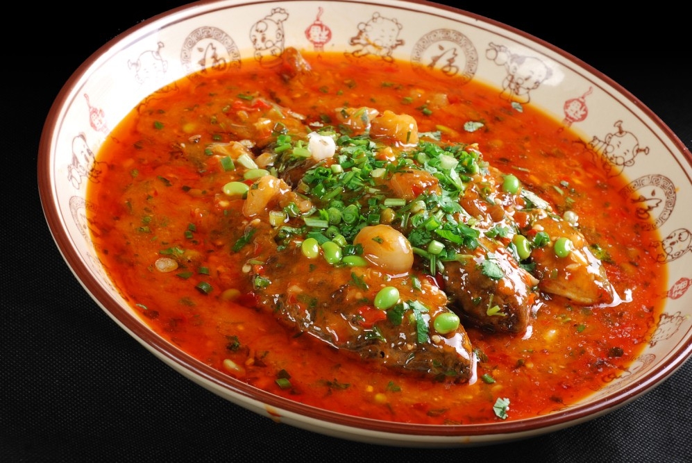 高清图片餐饮美食川菜青豆烧鲫鱼高清图片605