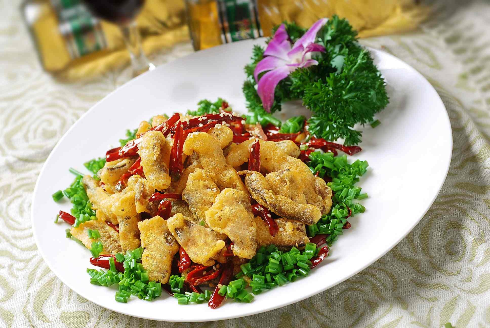 高清图片餐饮美食川菜口香泥鳅高清图片